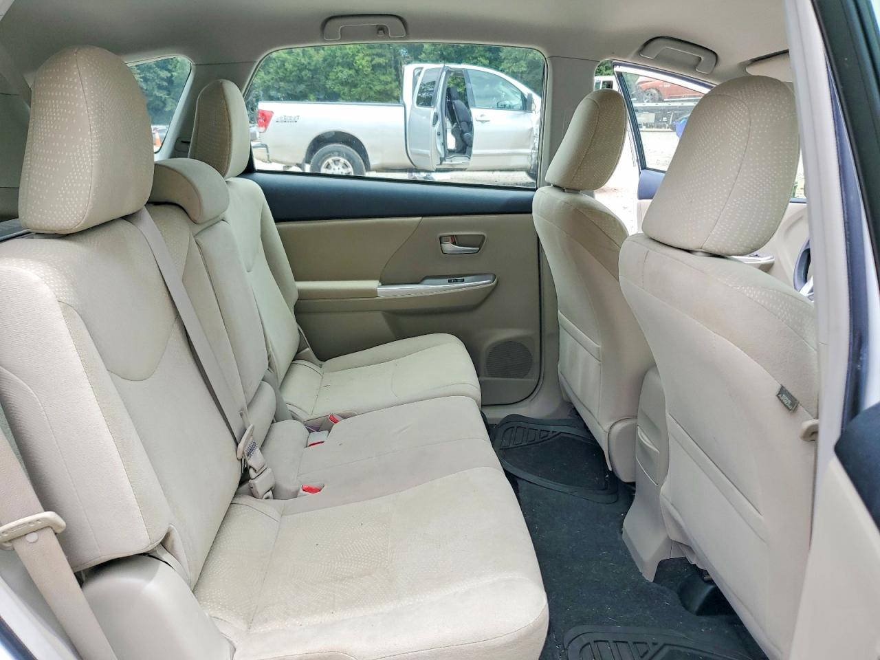 2012 Toyota Prius V Three White vin: JTDZN3EU6C3054010