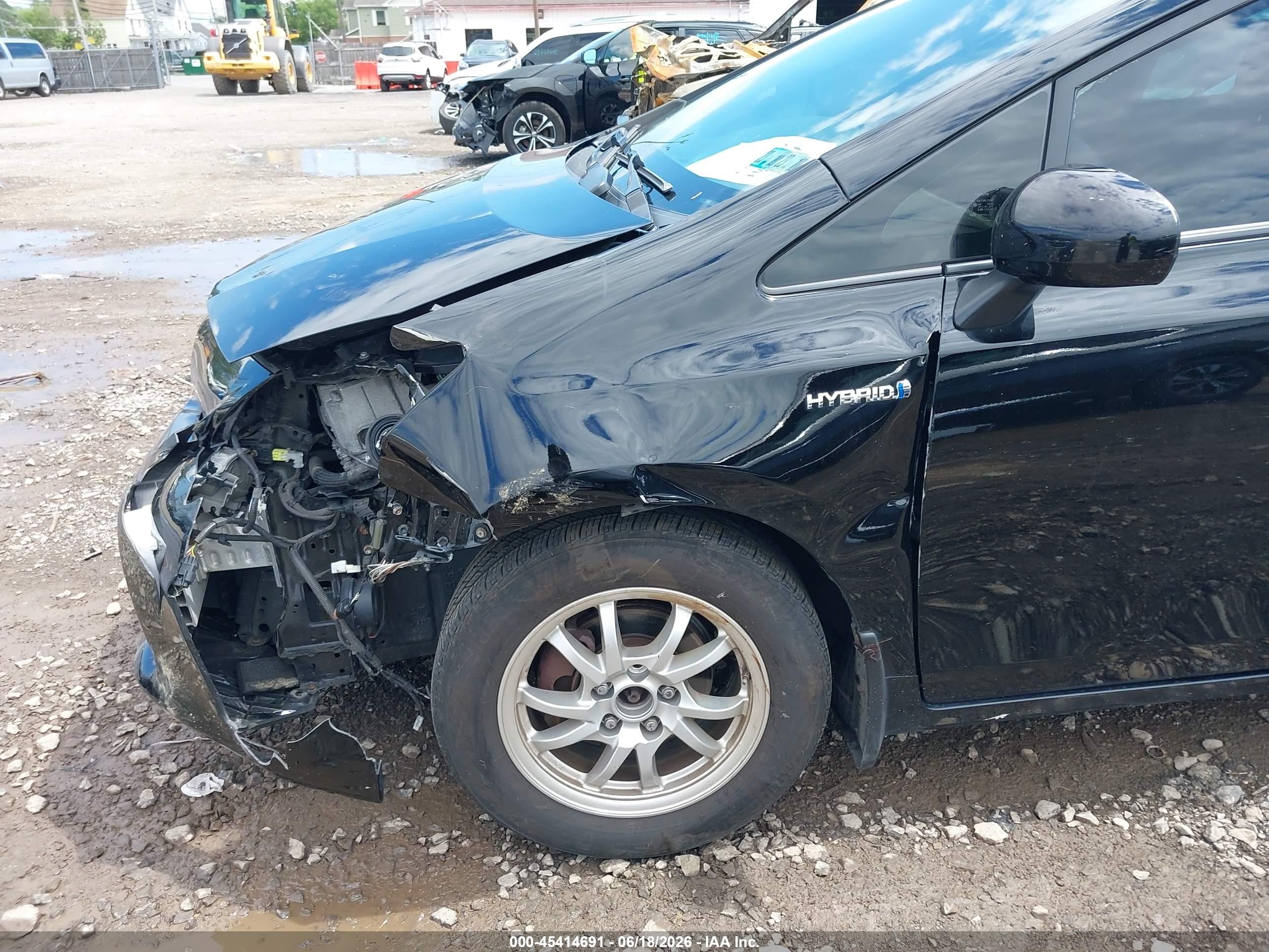 2012 Toyota Prius V Three Black vin: JTDZN3EU6C3054654