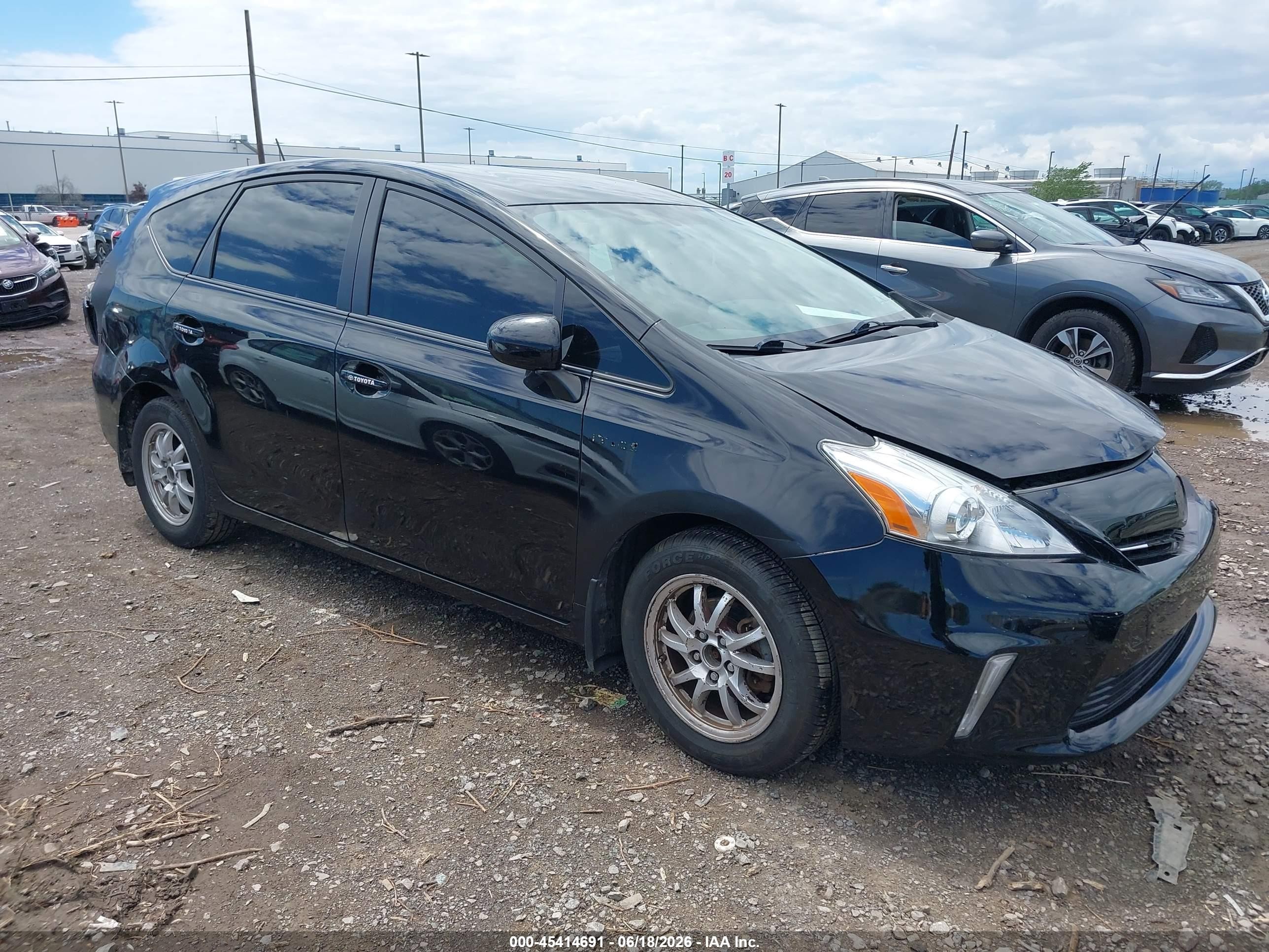 2012 Toyota Prius V Three Black vin: JTDZN3EU6C3054654