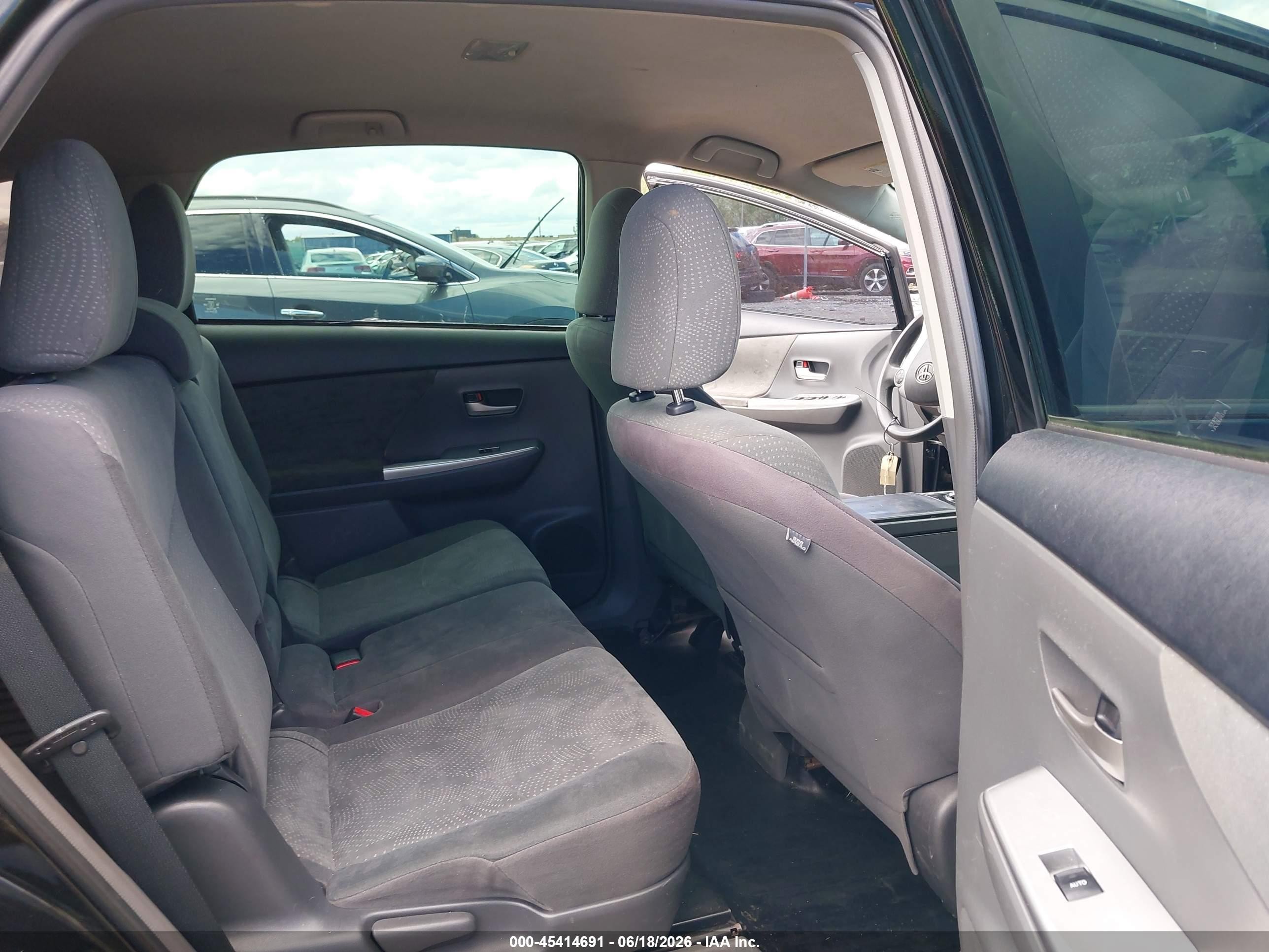 2012 Toyota Prius V Three Black vin: JTDZN3EU6C3054654