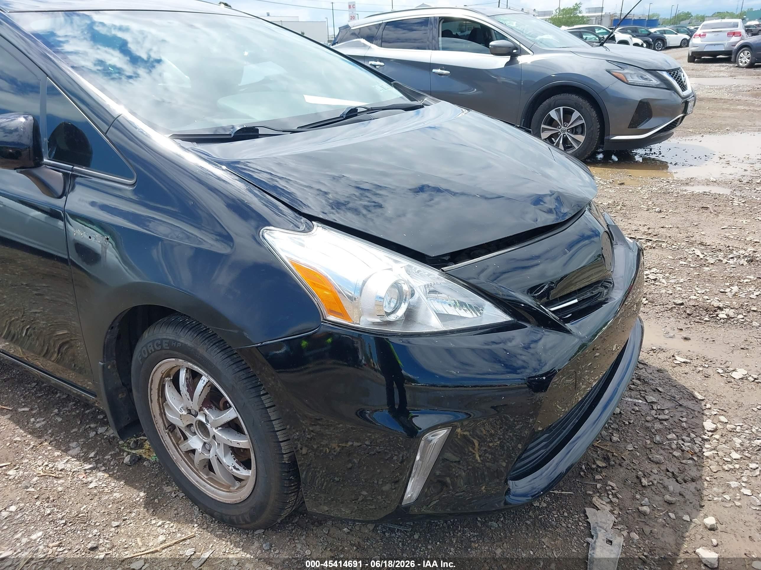 2012 Toyota Prius V Three Black vin: JTDZN3EU6C3054654