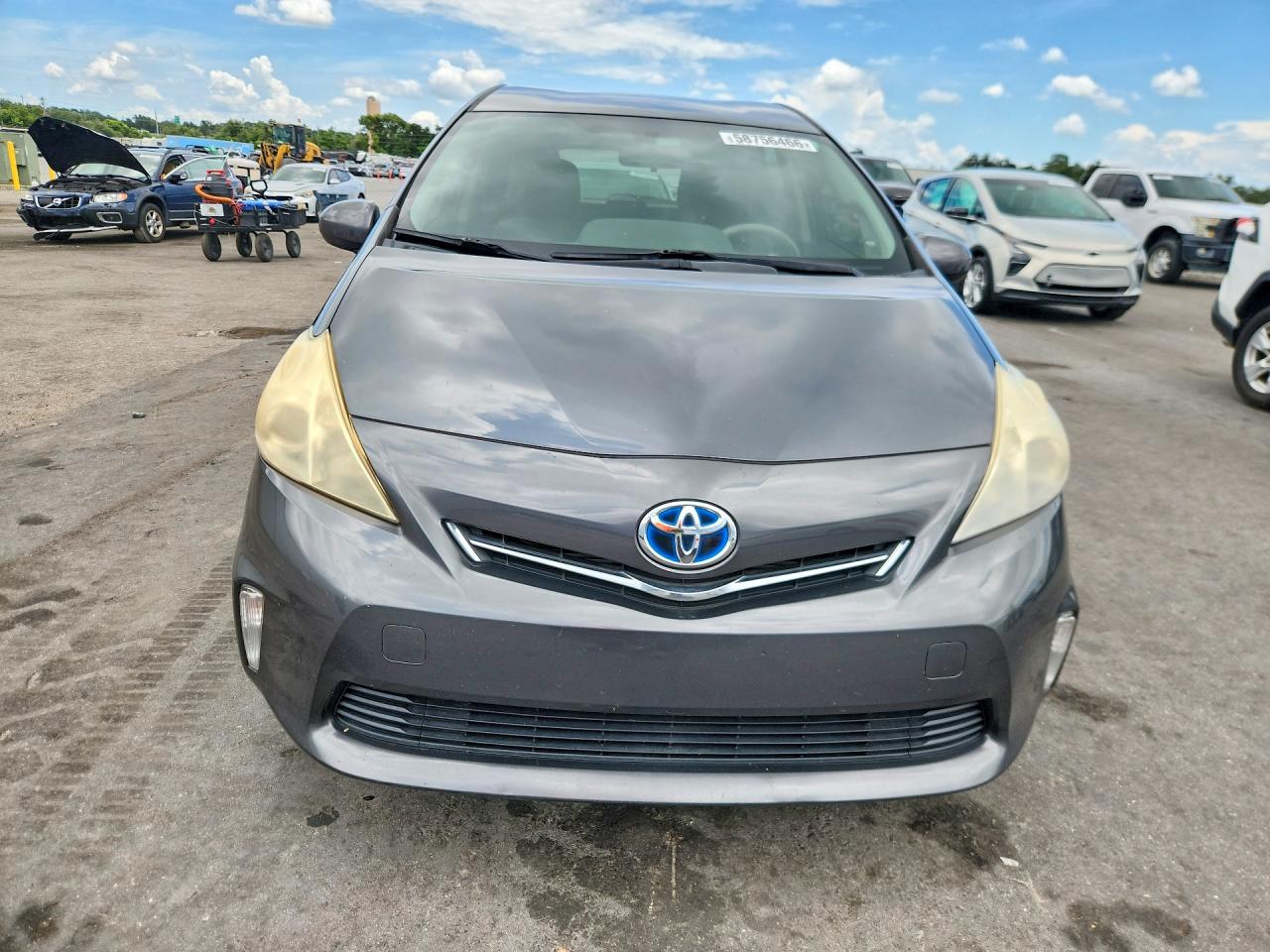 2012 Toyota Prius V Two Gray vin: JTDZN3EU6C3066108