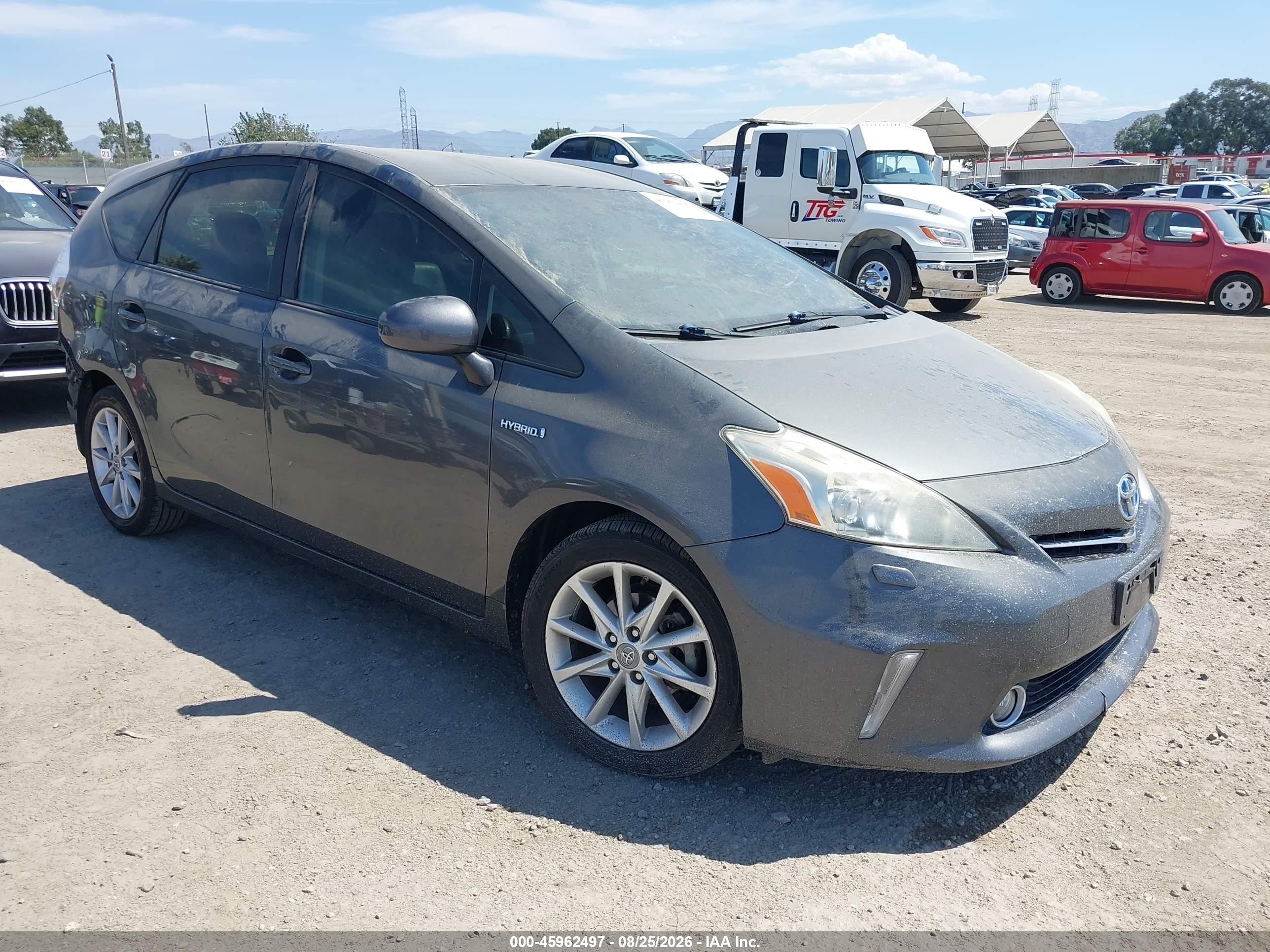 2012 Toyota Prius V Five Серый vin: JTDZN3EU6C3106445
