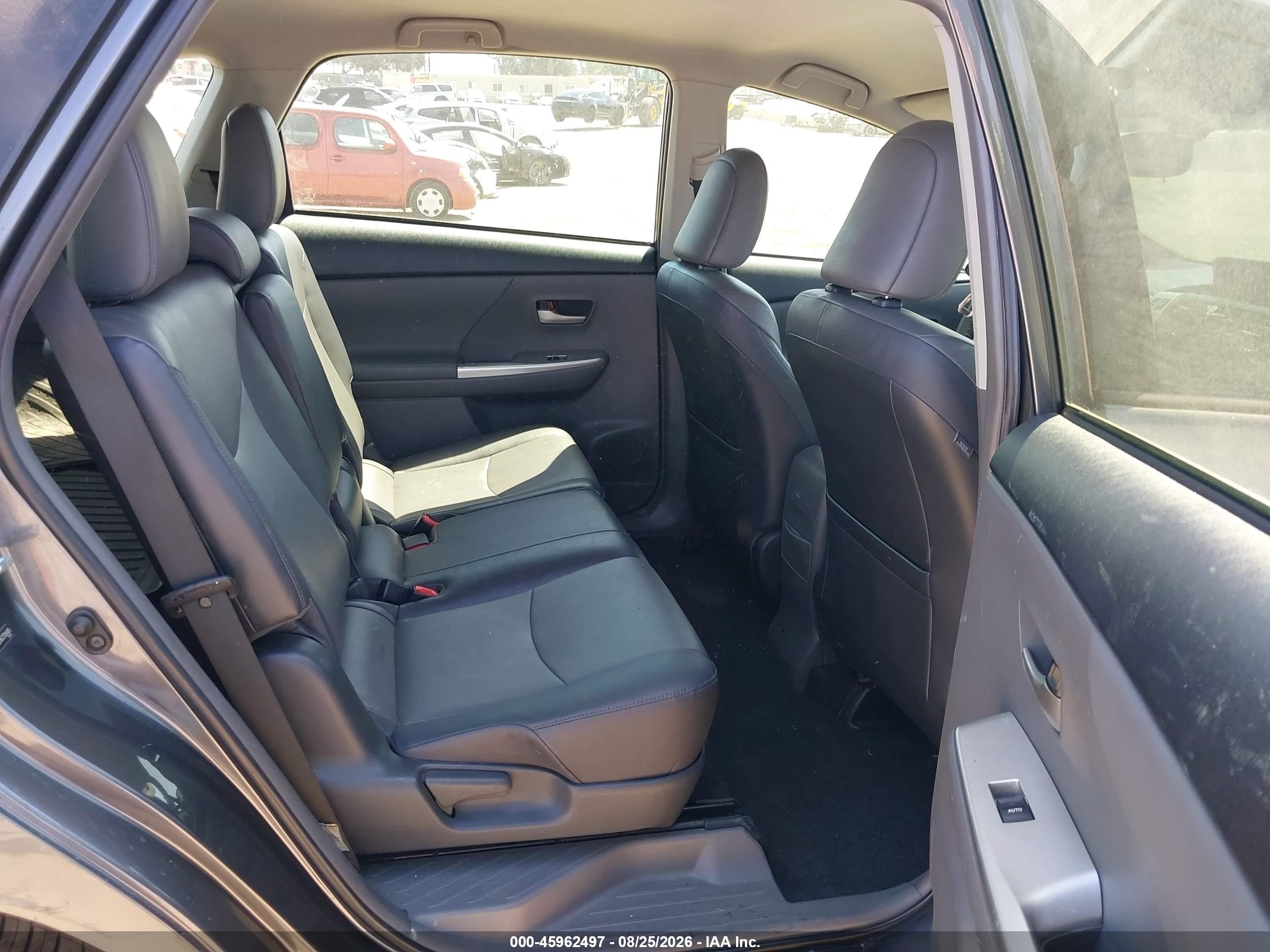 2012 Toyota Prius V Five Gray vin: JTDZN3EU6C3106445