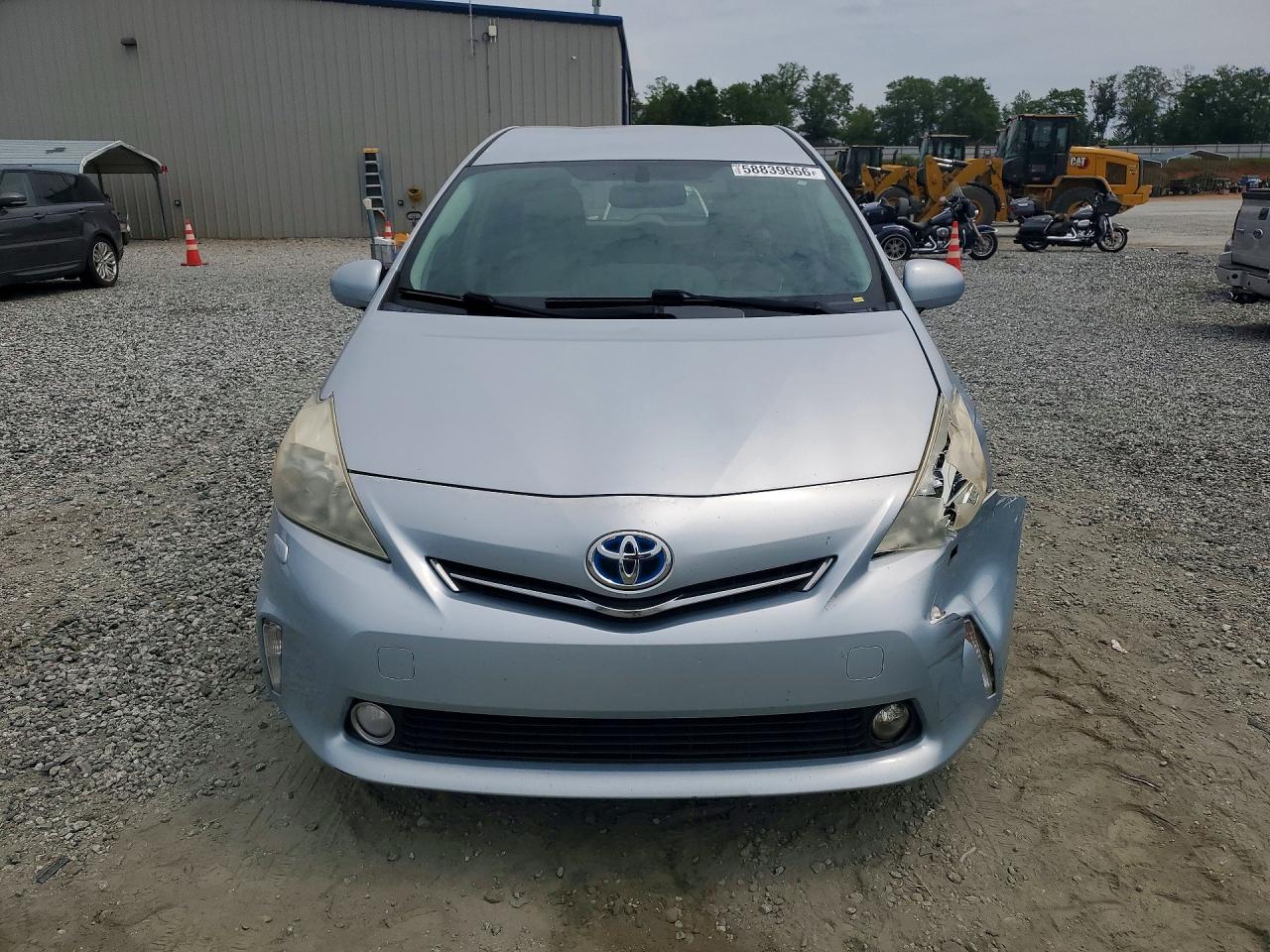 2012 Toyota Prius V Five Синий vin: JTDZN3EU6C3112245