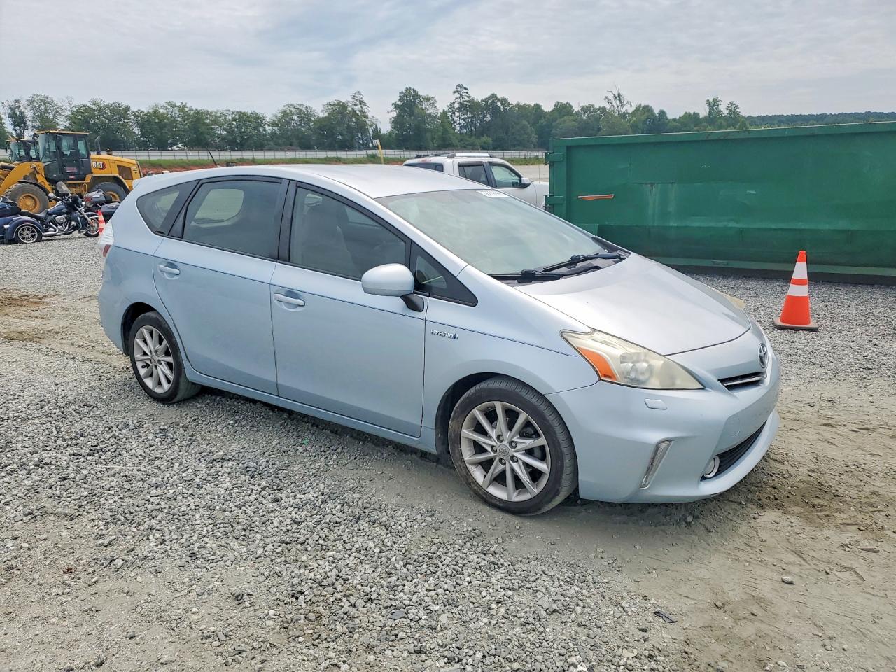 2012 Toyota Prius V Five Синий vin: JTDZN3EU6C3112245