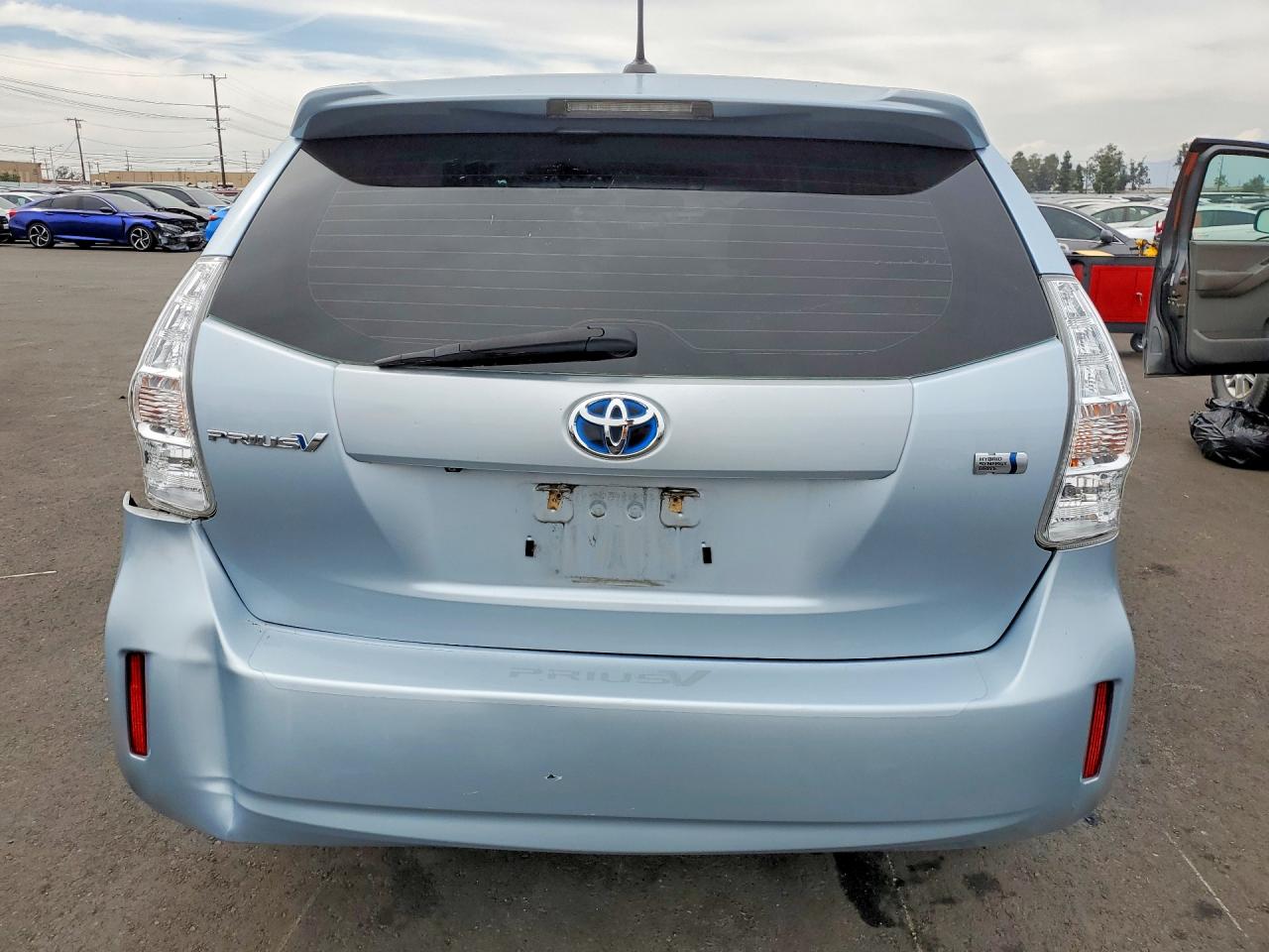 2012 Toyota Prius V Three Blue vin: JTDZN3EU6C3133841