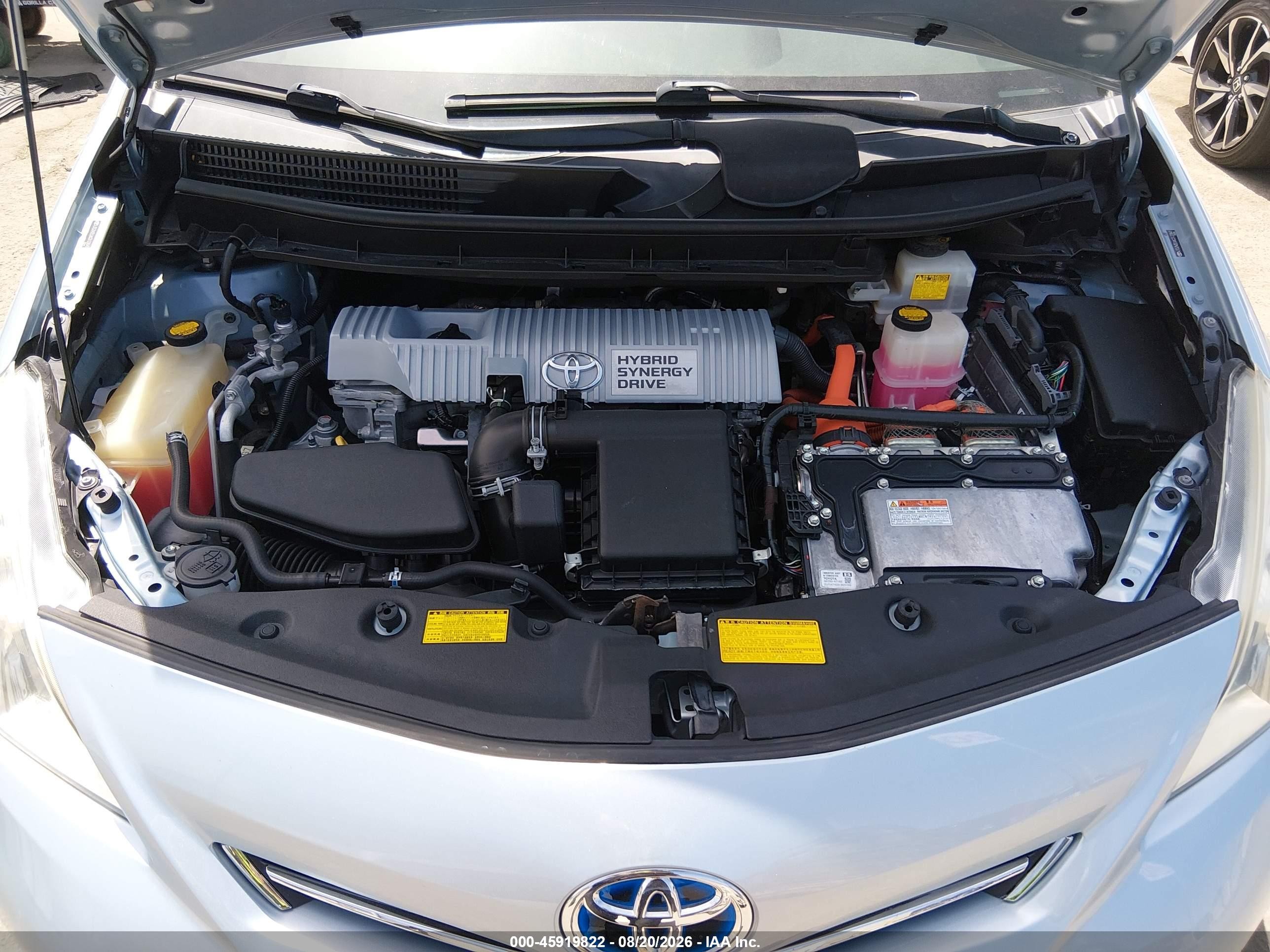2012 Toyota Prius V Three Light Blue vin: JTDZN3EU6C3133841