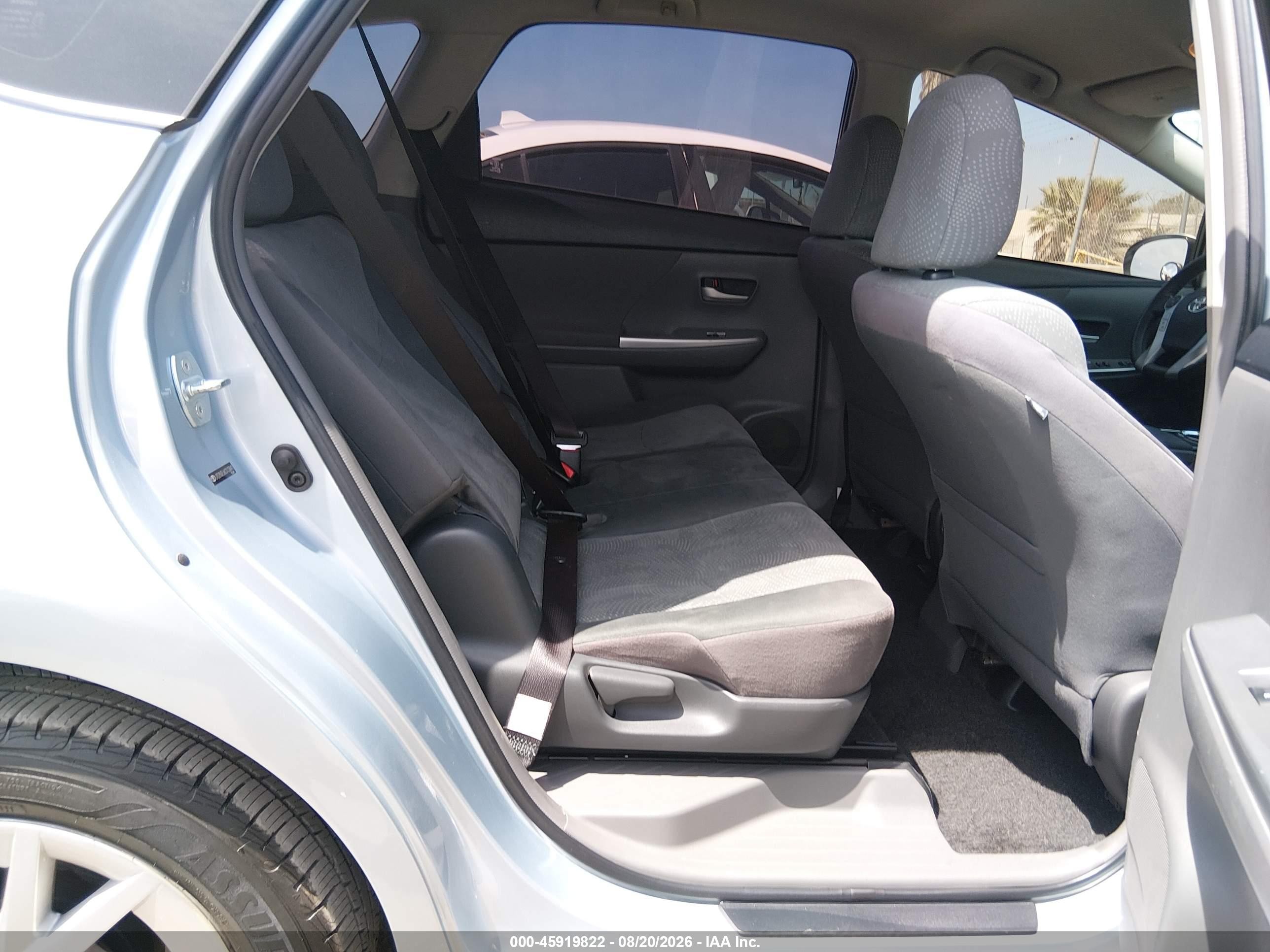 2012 Toyota Prius V Three Light Blue vin: JTDZN3EU6C3133841