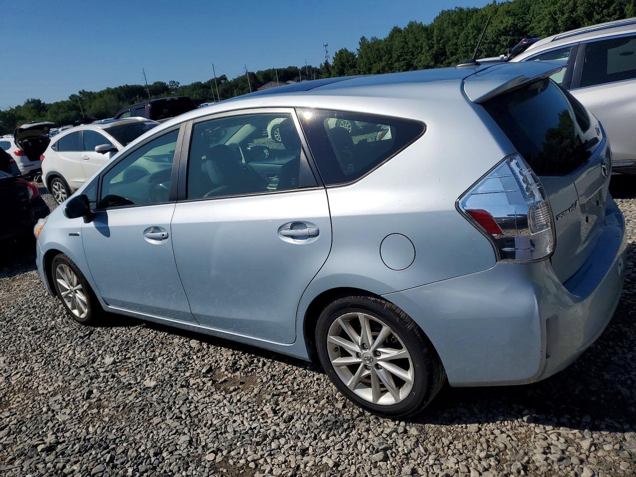 2012 Toyota Prius V Five Синий vin: JTDZN3EU6C3180710