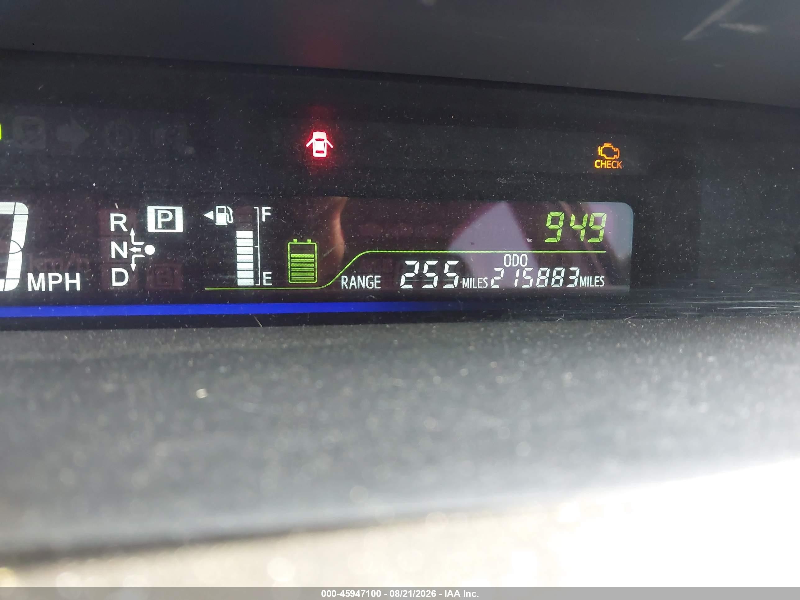2013 Toyota Prius V Three Red vin: JTDZN3EU6D3192258