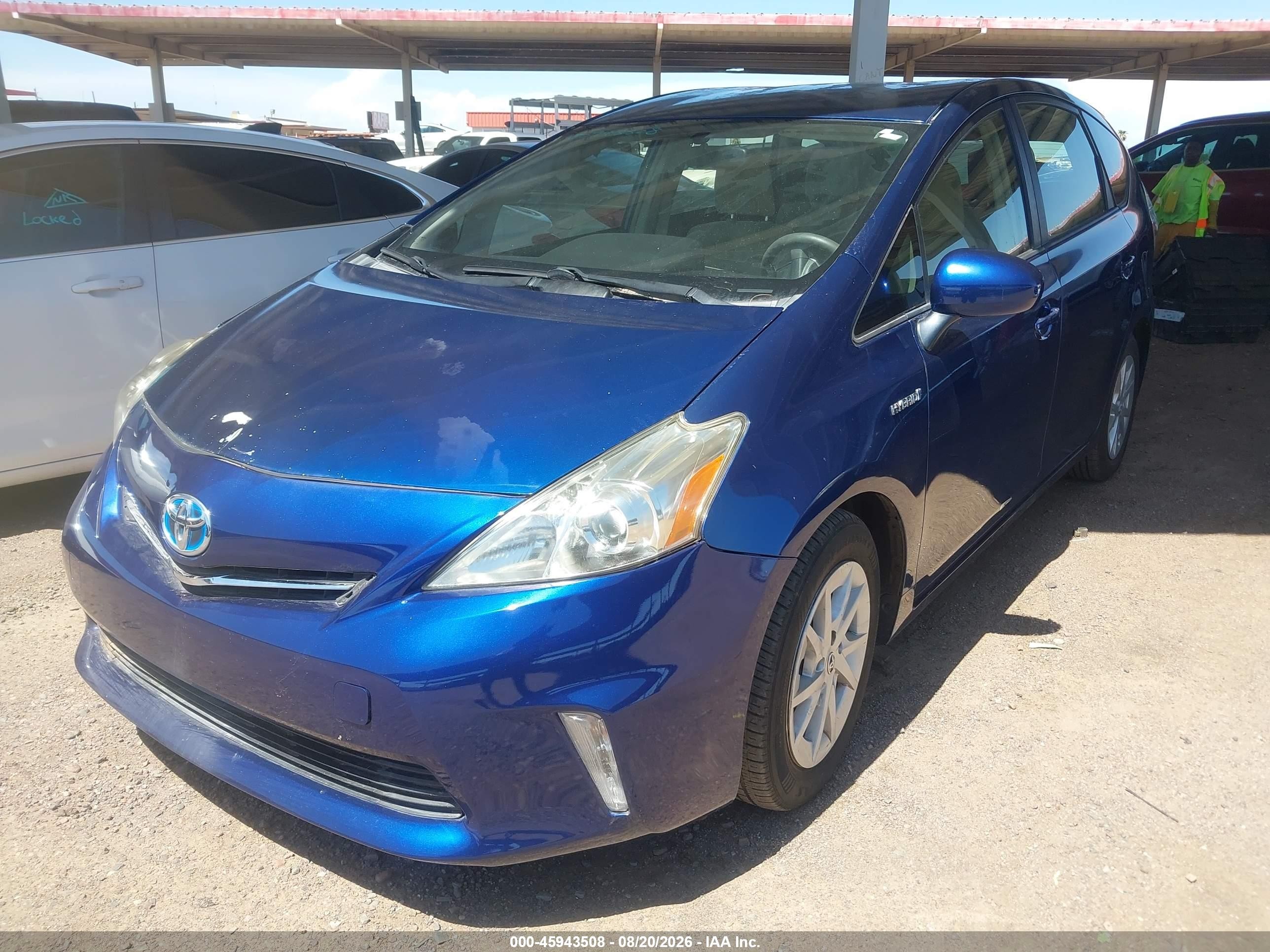 2013 Toyota Prius V Three Blue vin: JTDZN3EU6D3210936