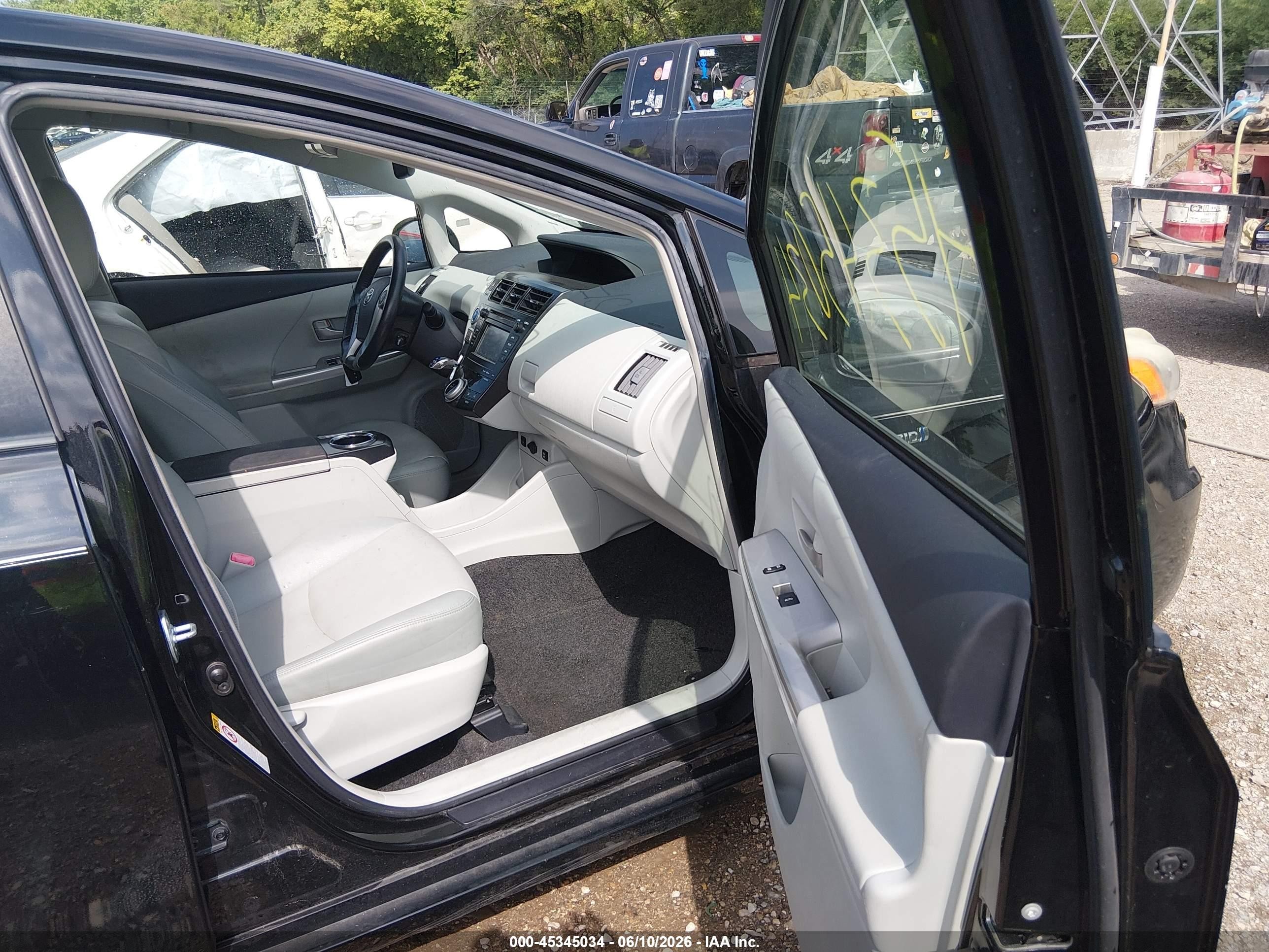 2013 Toyota Prius V Five Black vin: JTDZN3EU6D3229356