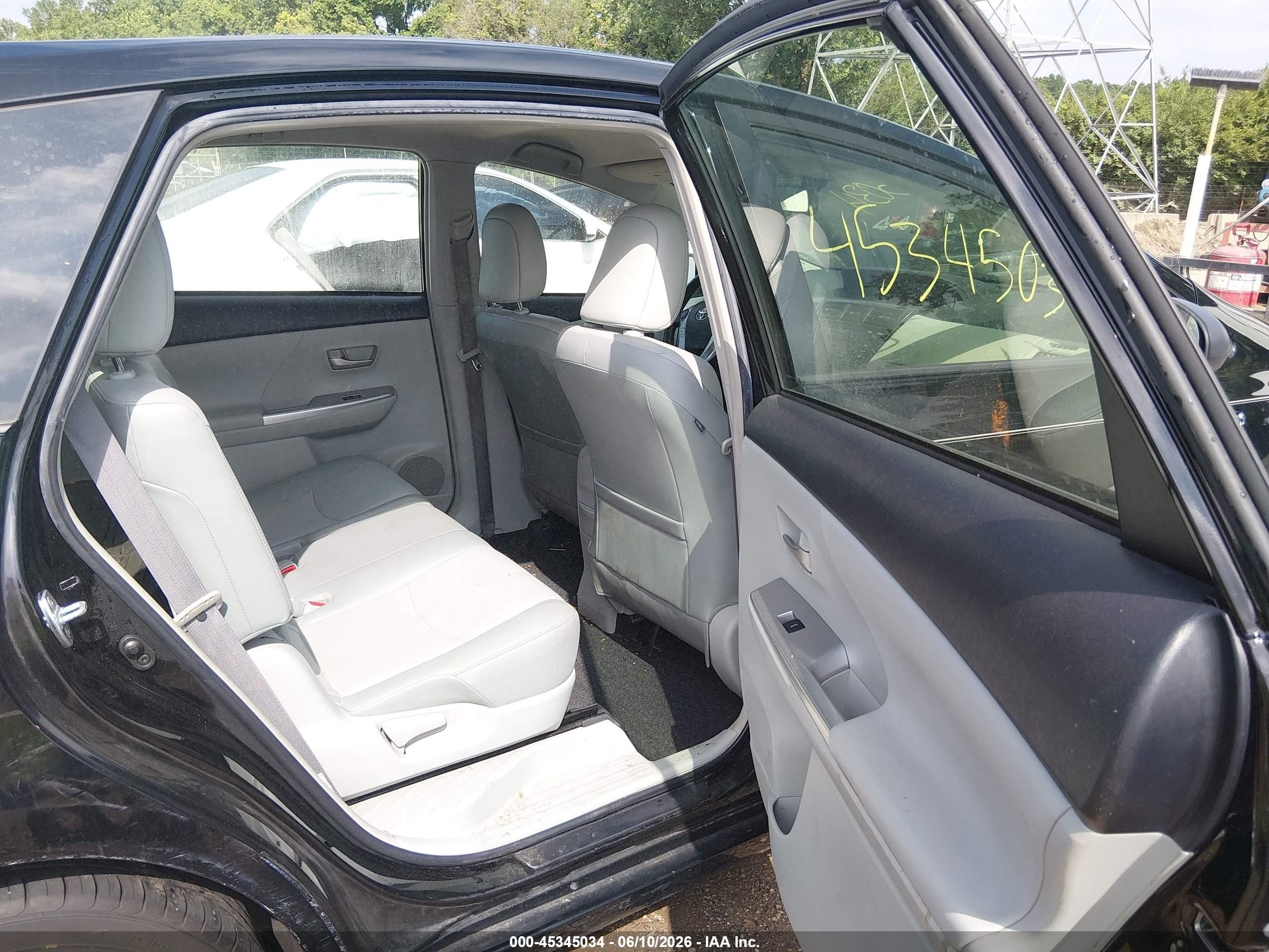 2013 Toyota Prius V Five Black vin: JTDZN3EU6D3229356