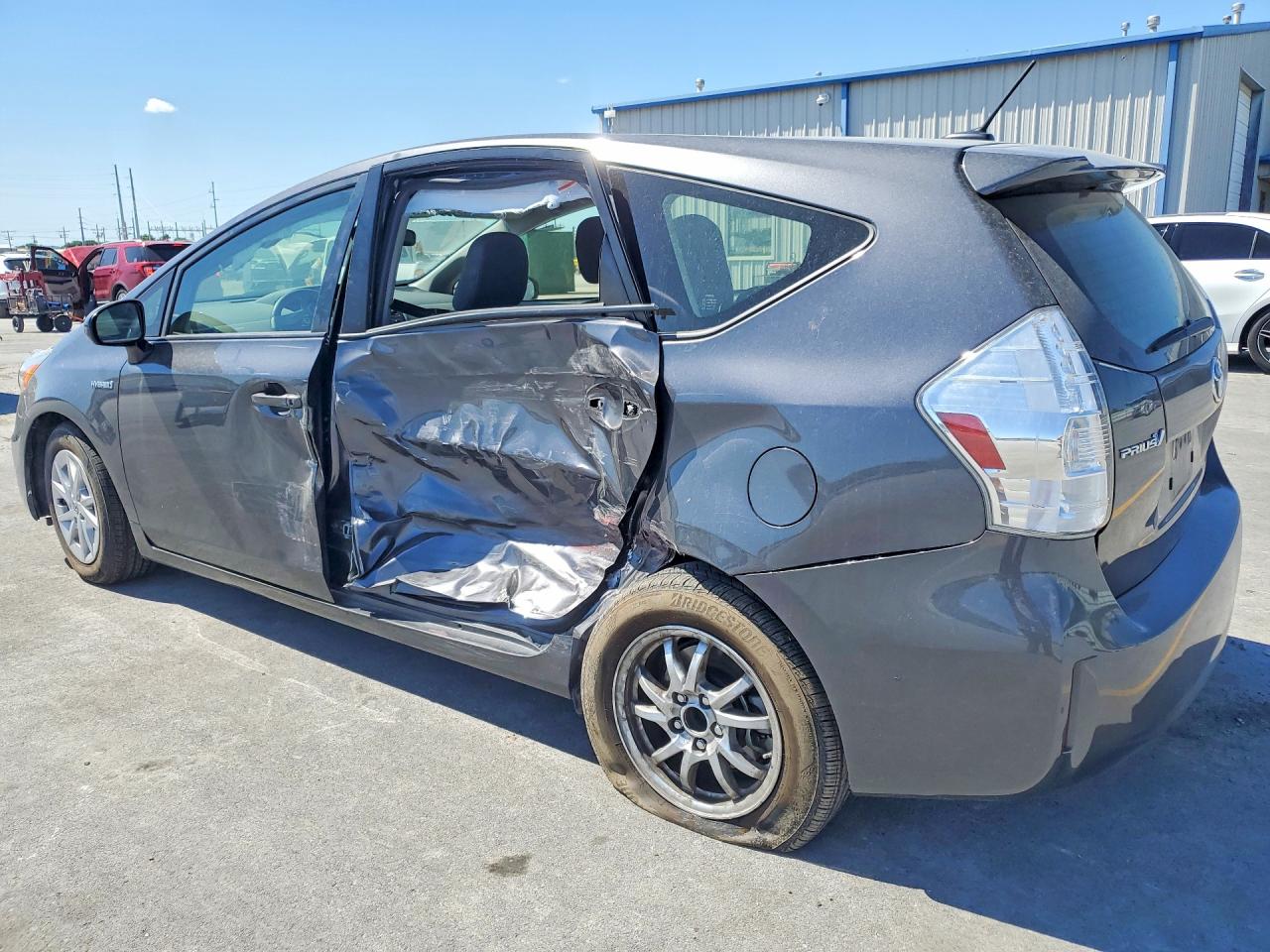 2013 Toyota Prius V Three Gray vin: JTDZN3EU6D3287256