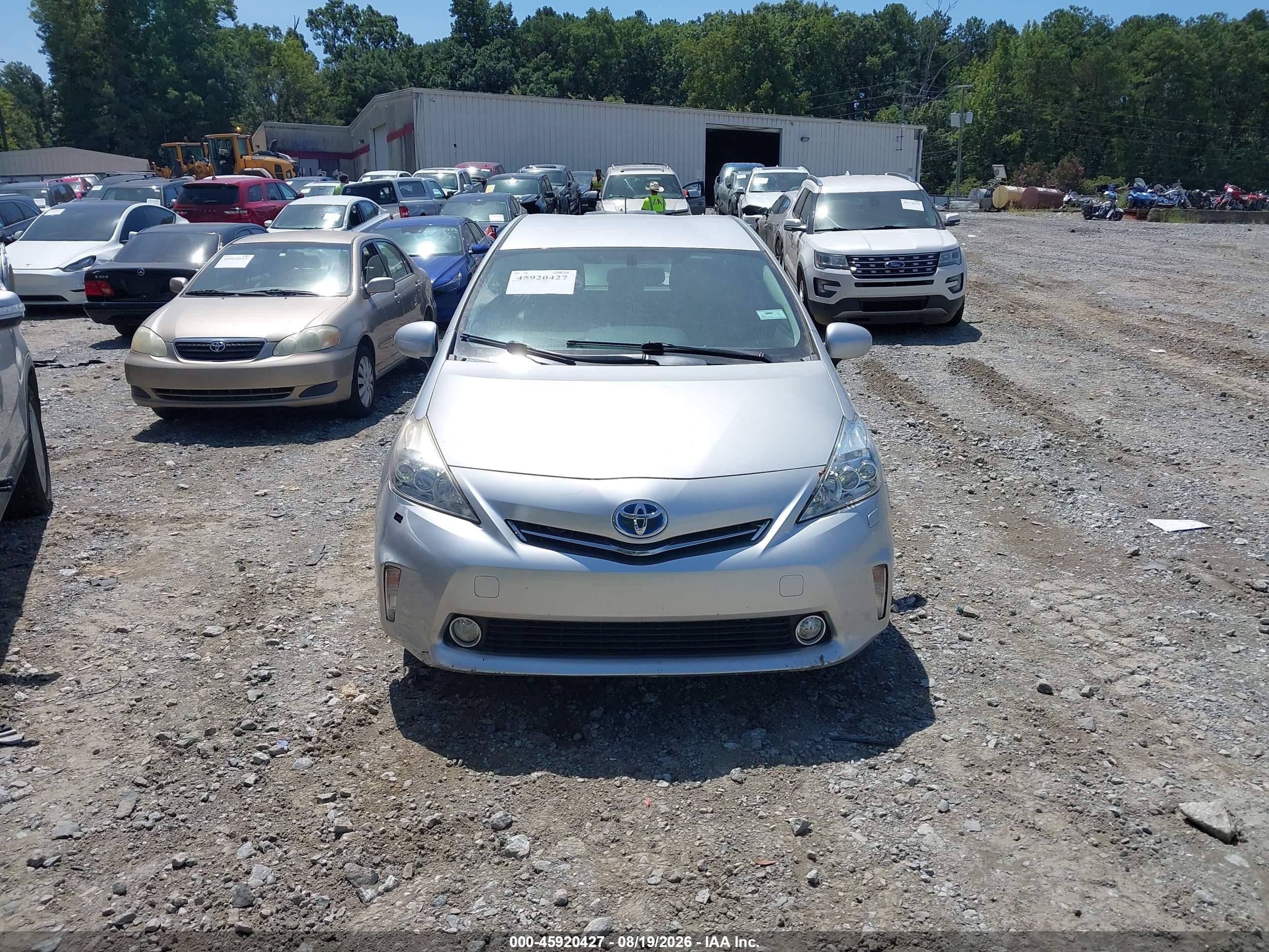 2014 Toyota Prius V Five Silver vin: JTDZN3EU6E3308270