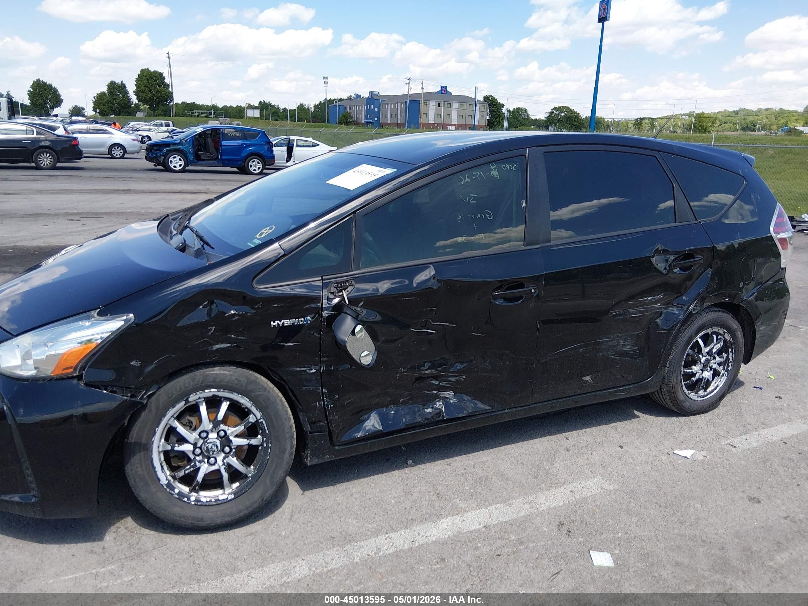 2015 Toyota Prius V Two Black vin: JTDZN3EU6FJ024196