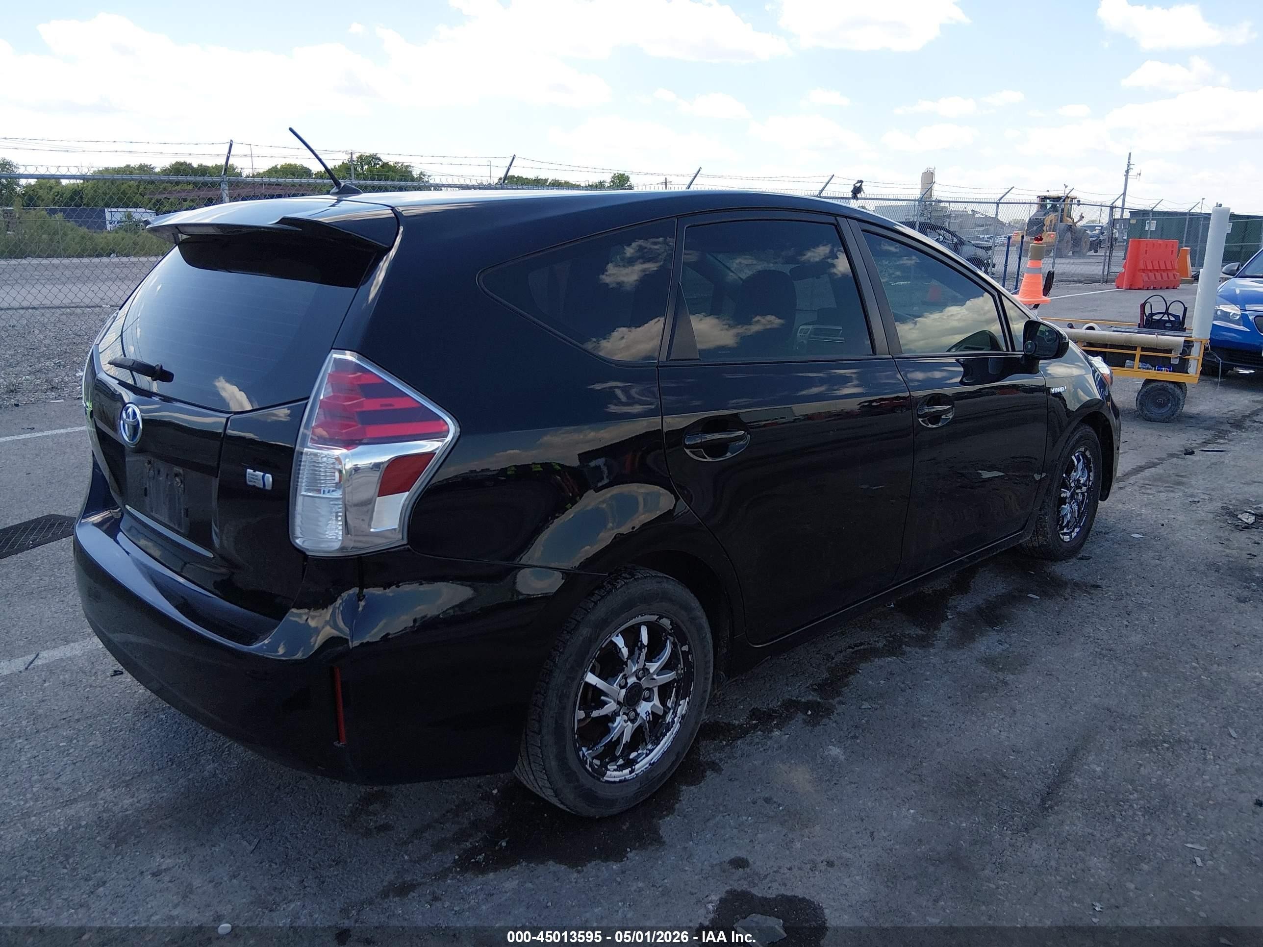 2015 Toyota Prius V Two Black vin: JTDZN3EU6FJ024196