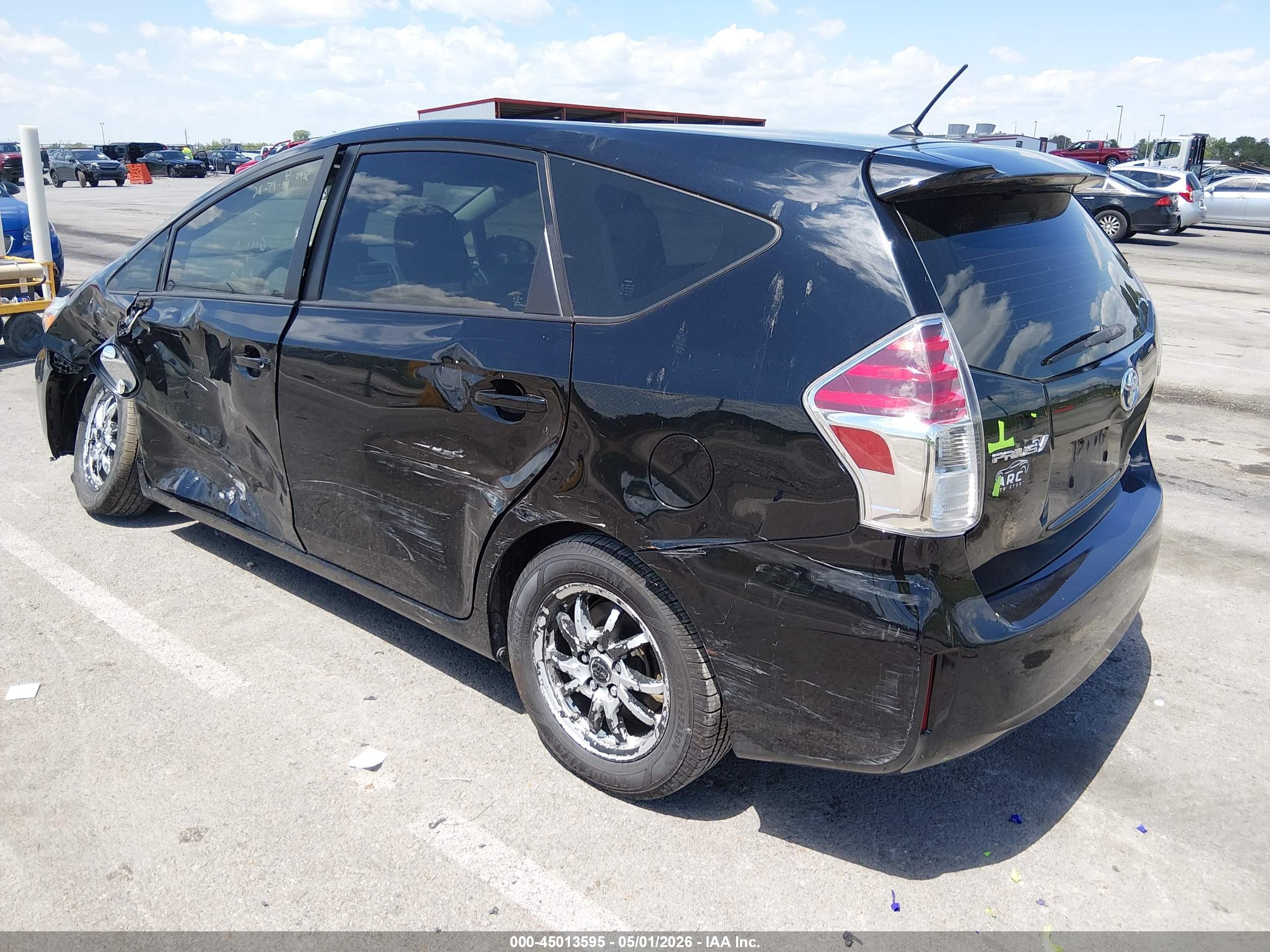 2015 Toyota Prius V Two Black vin: JTDZN3EU6FJ024196