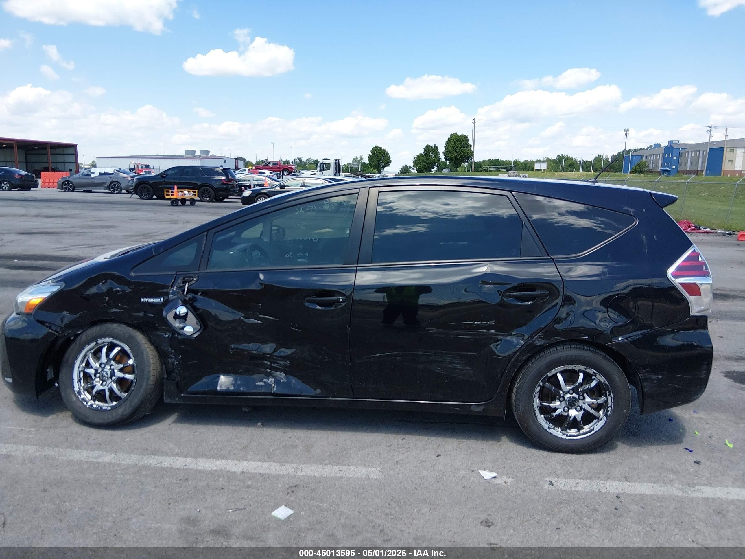 2015 Toyota Prius V Two Black vin: JTDZN3EU6FJ024196