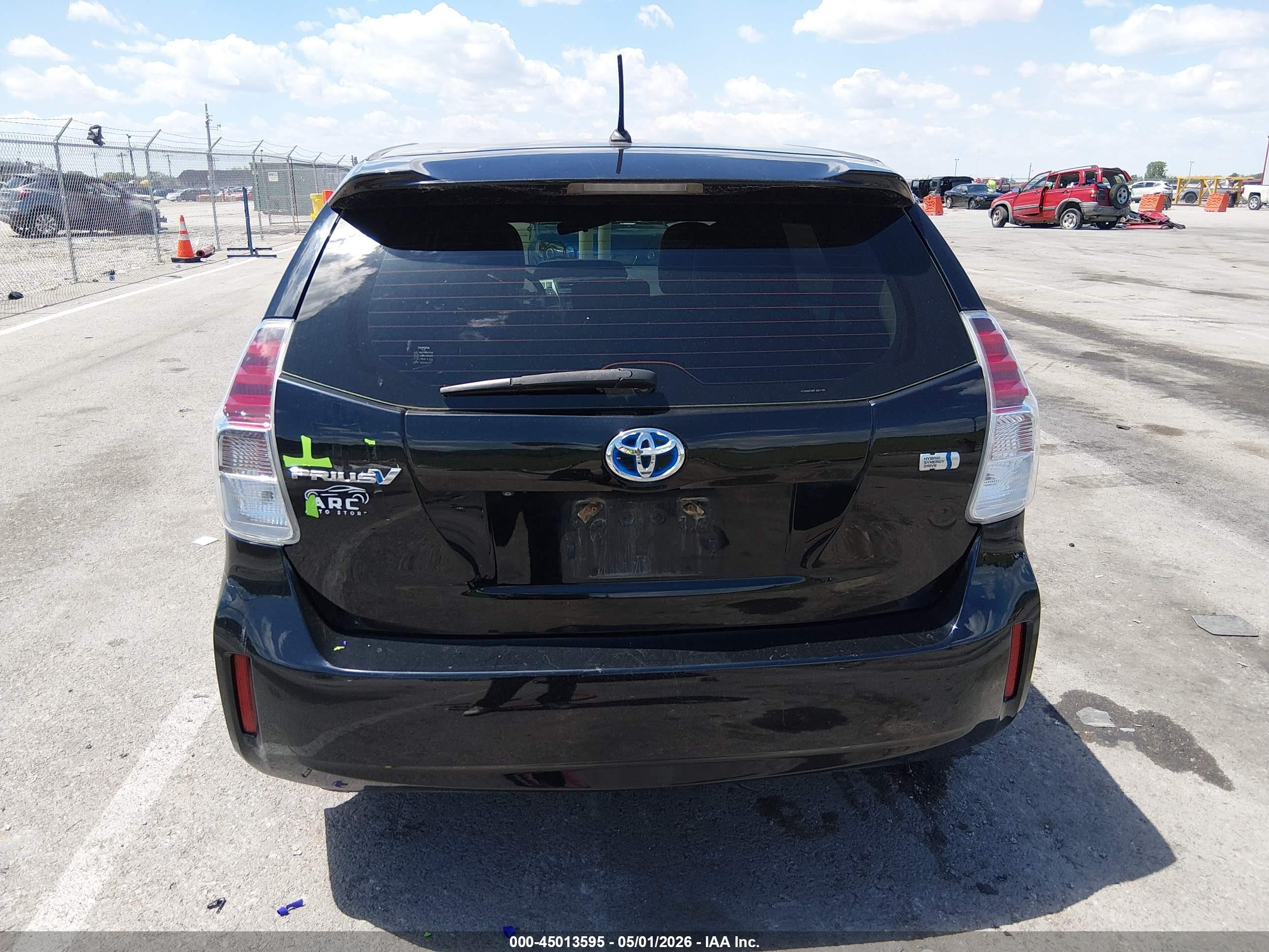 2015 Toyota Prius V Two Black vin: JTDZN3EU6FJ024196