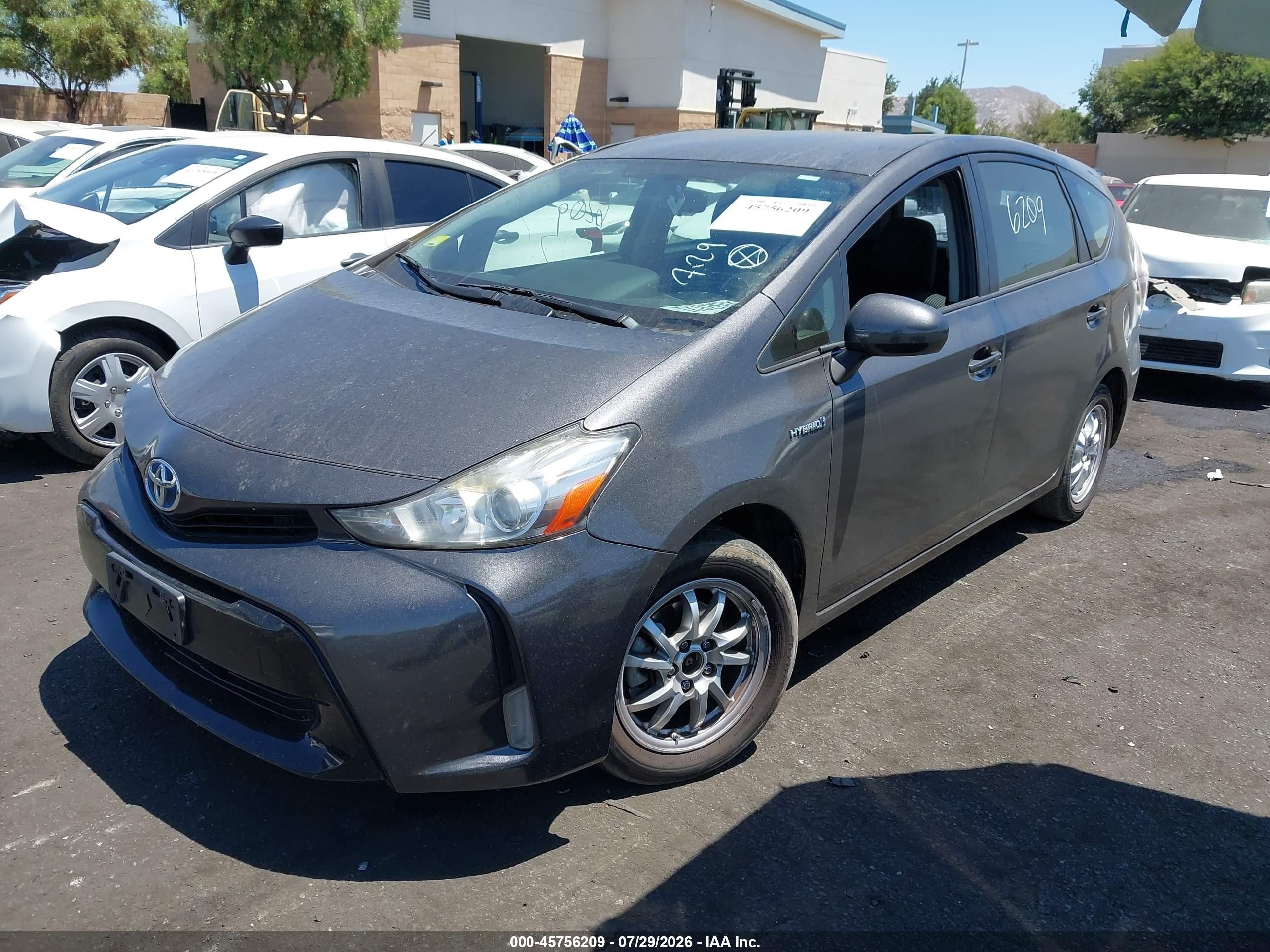 2015 Toyota Prius V Three Gray vin: JTDZN3EU6FJ030998