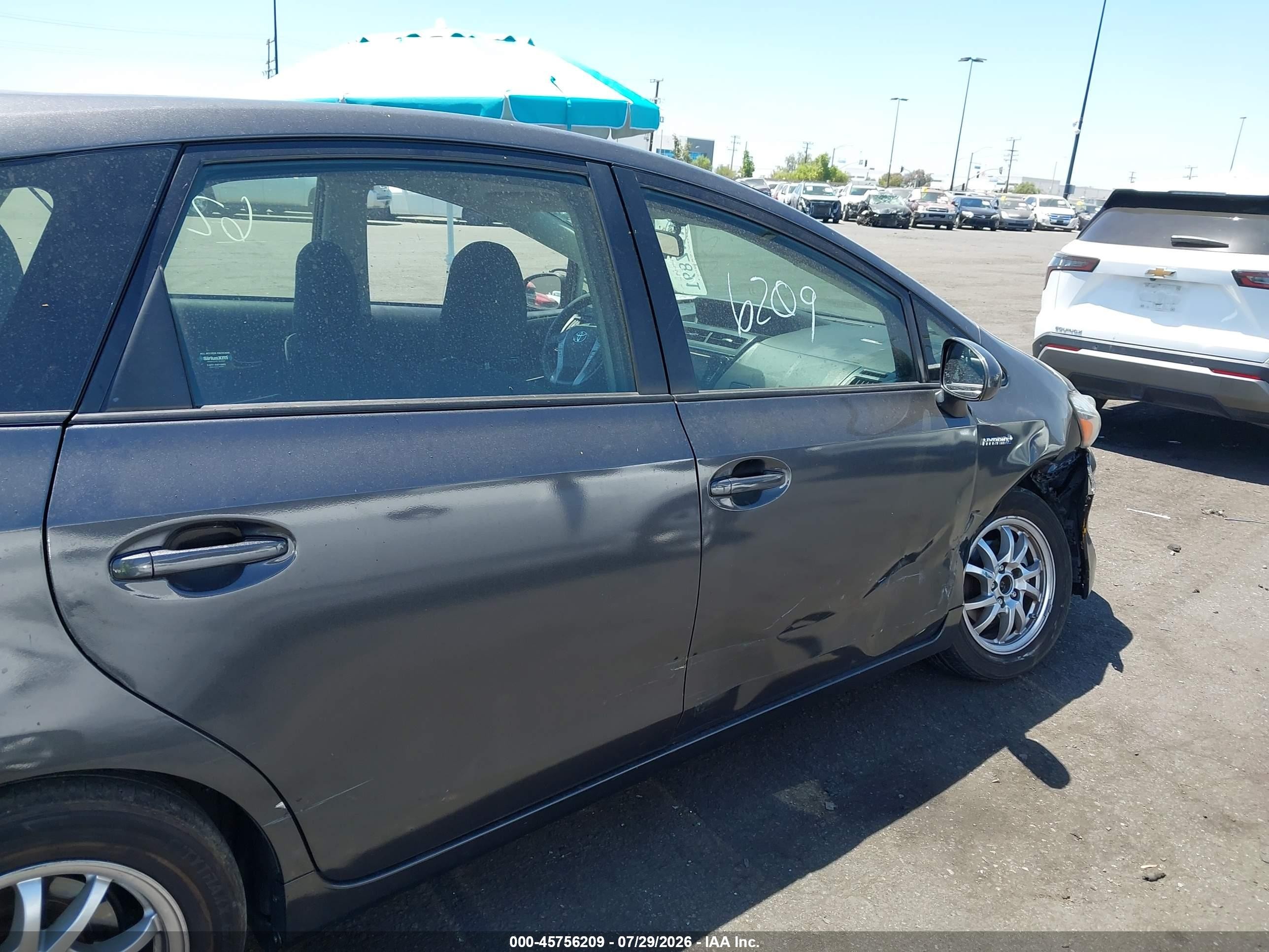 2015 Toyota Prius V Three Gray vin: JTDZN3EU6FJ030998