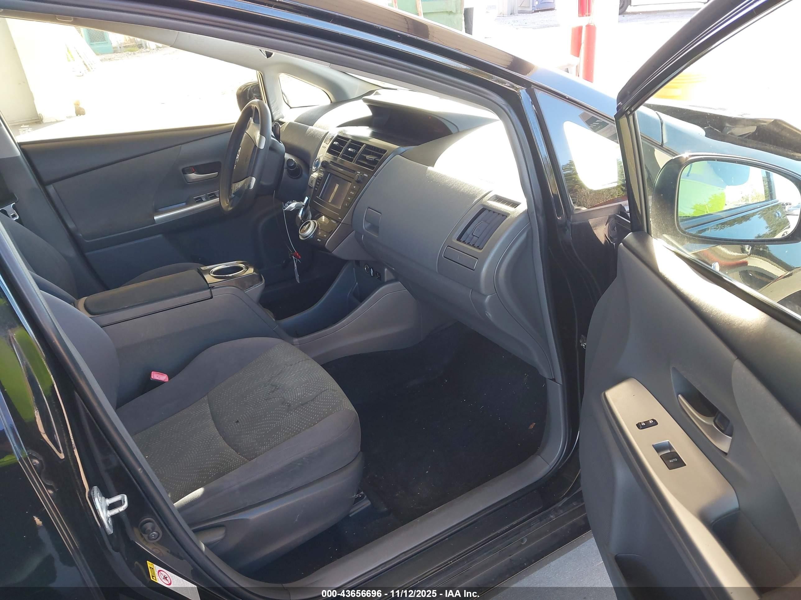 2012 Toyota Prius V Three Black vin: JTDZN3EU7C3079174