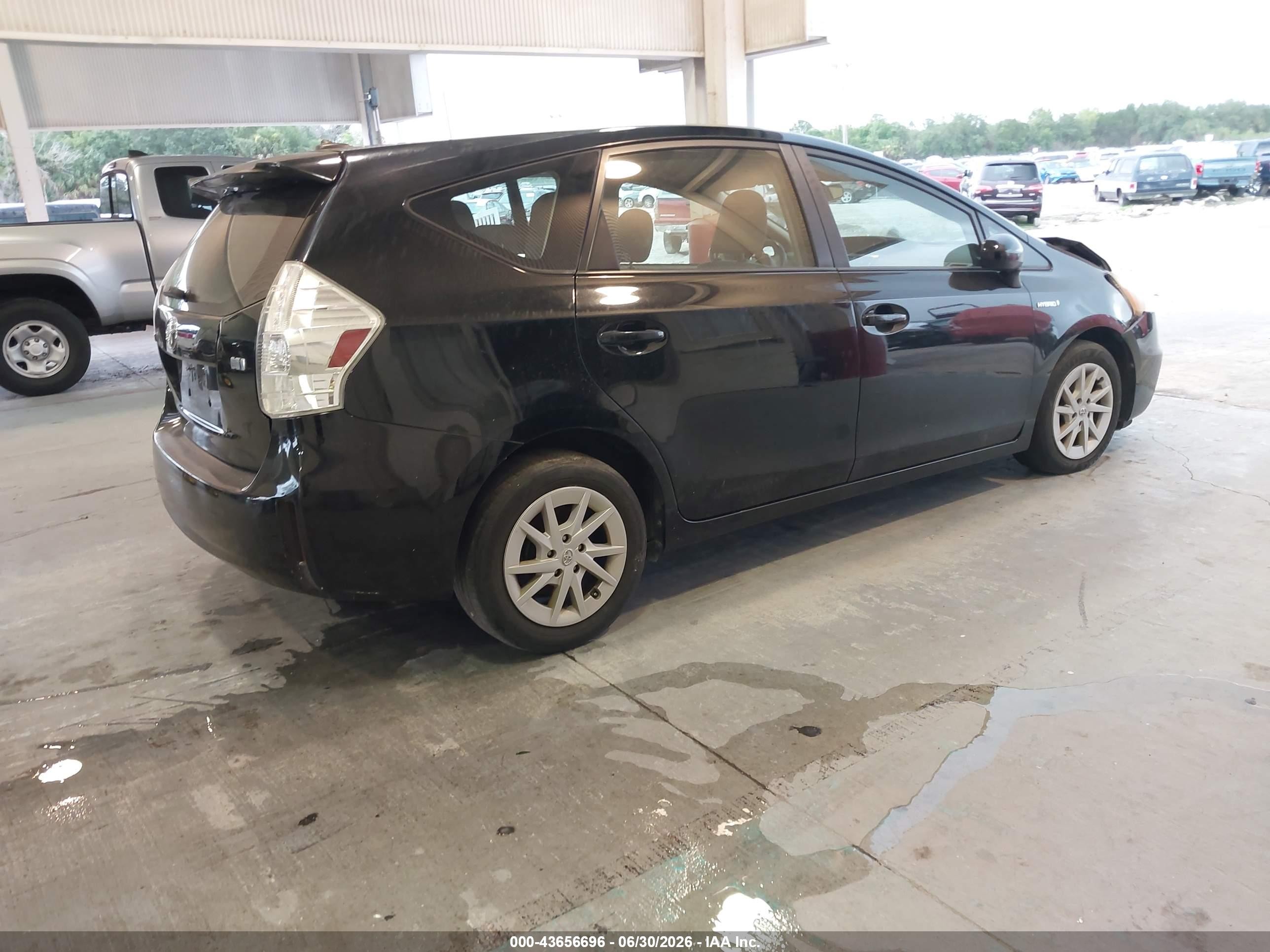 2012 Toyota Prius V Three Black vin: JTDZN3EU7C3079174