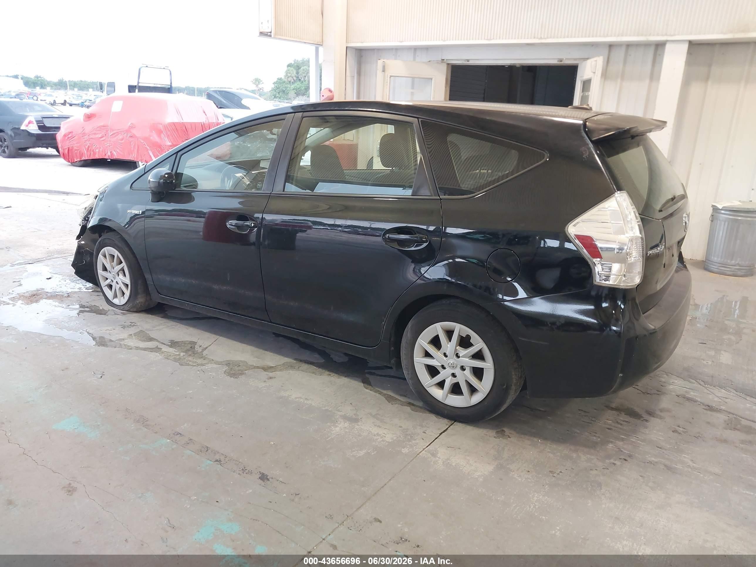 2012 Toyota Prius V Three Black vin: JTDZN3EU7C3079174
