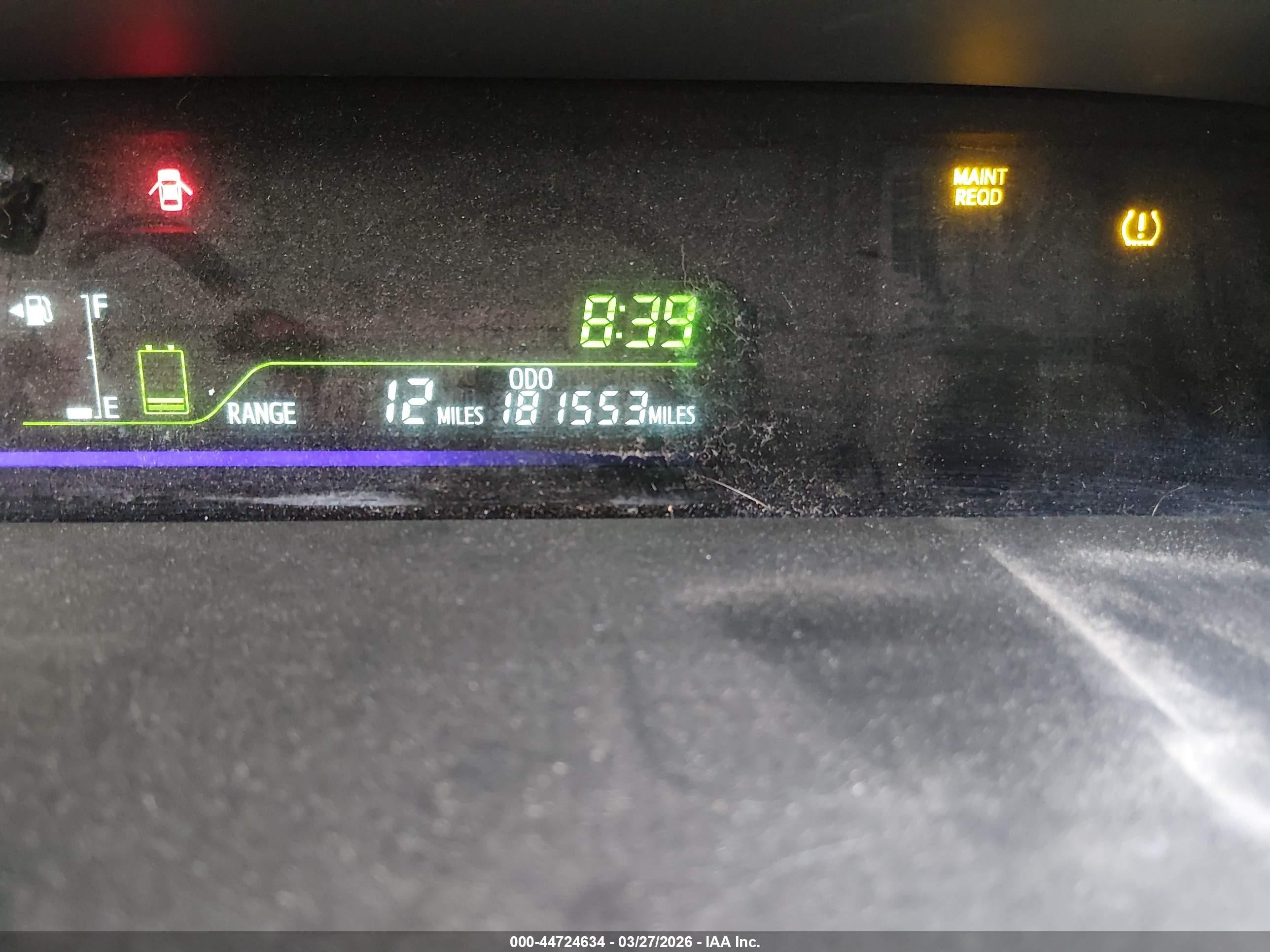 2012 Toyota Prius V Five Gray vin: JTDZN3EU7C3098355