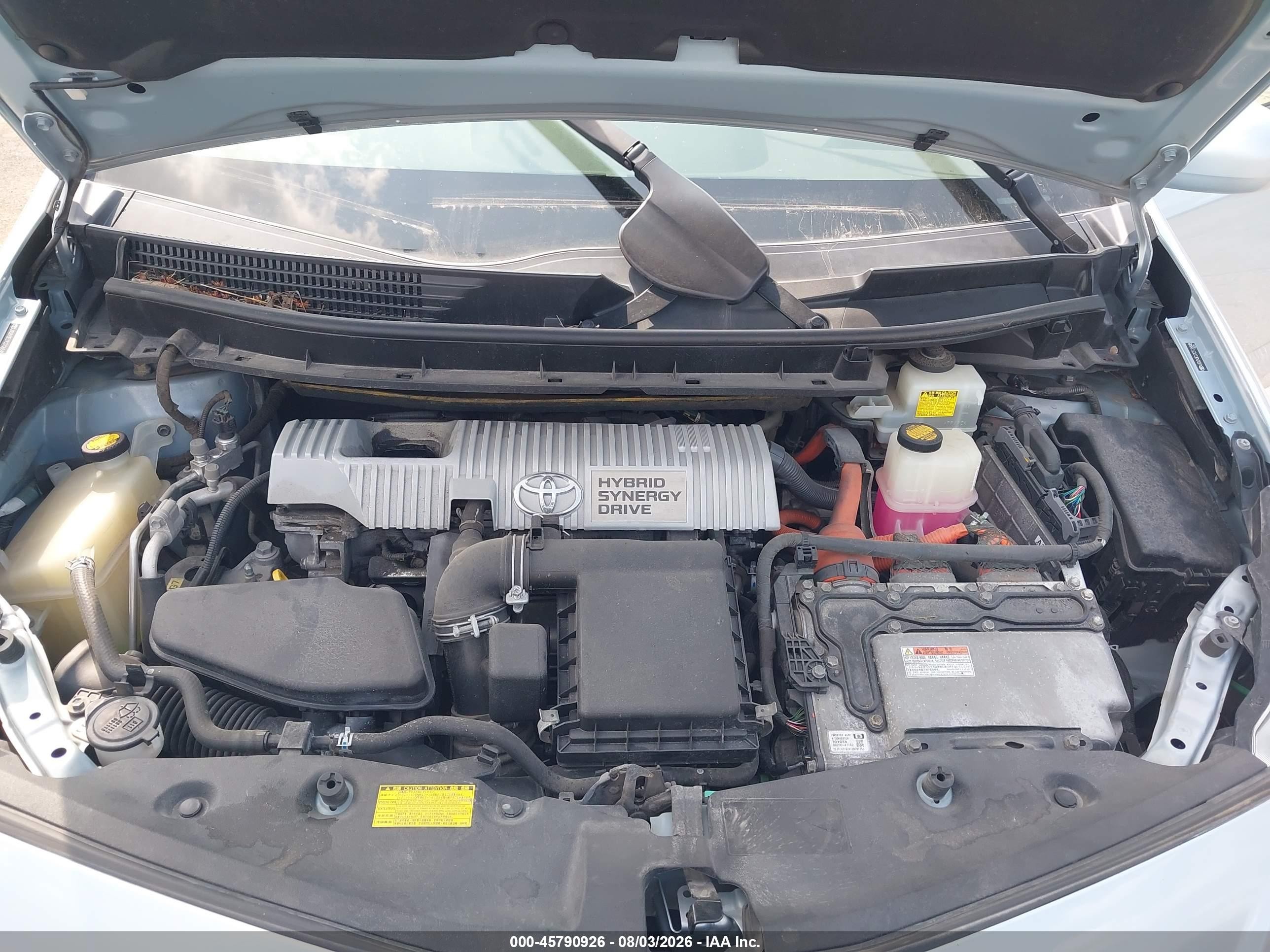 2012 Toyota Prius V Two Синий vin: JTDZN3EU7C3126848