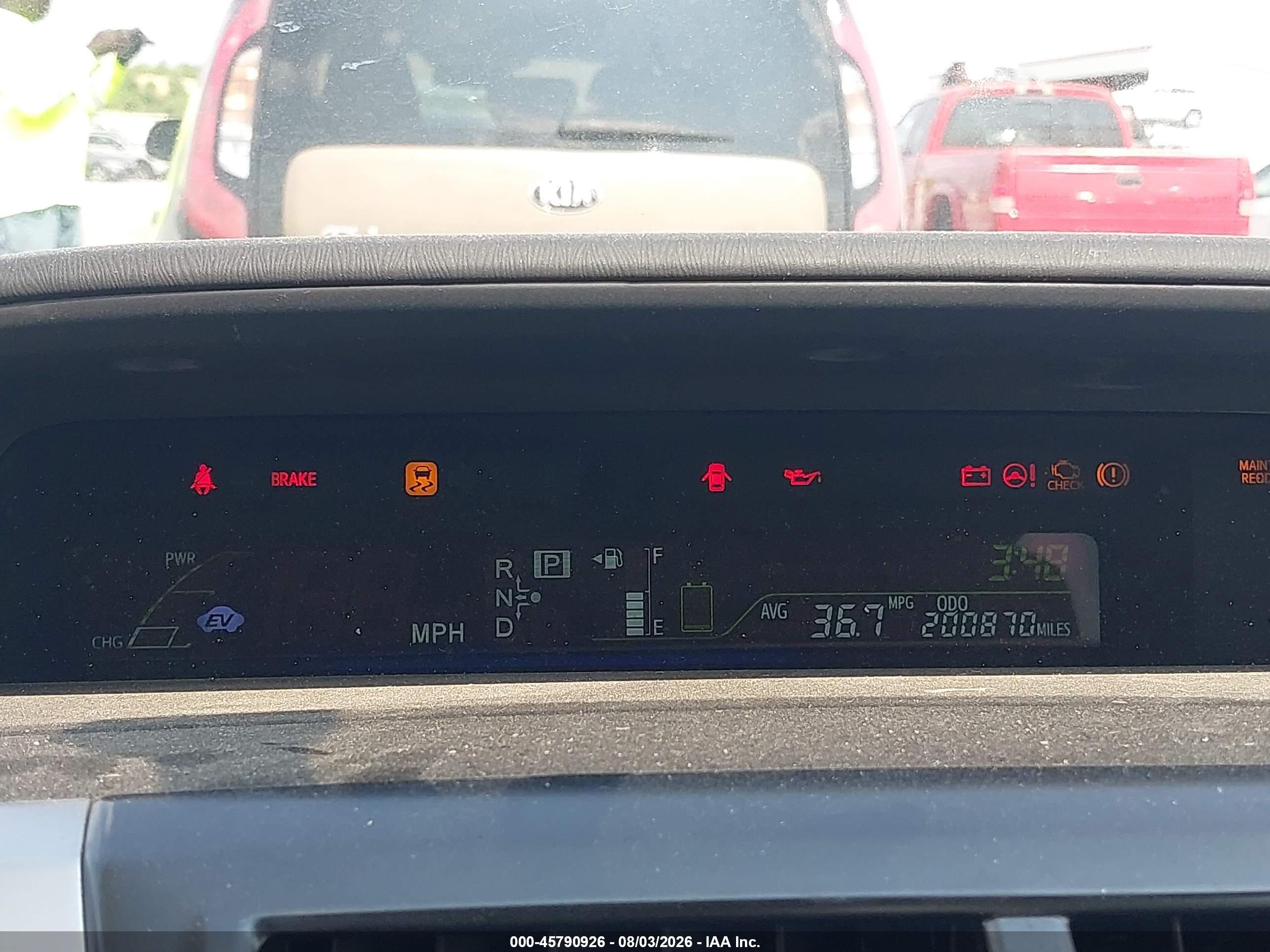 2012 Toyota Prius V Two Синий vin: JTDZN3EU7C3126848