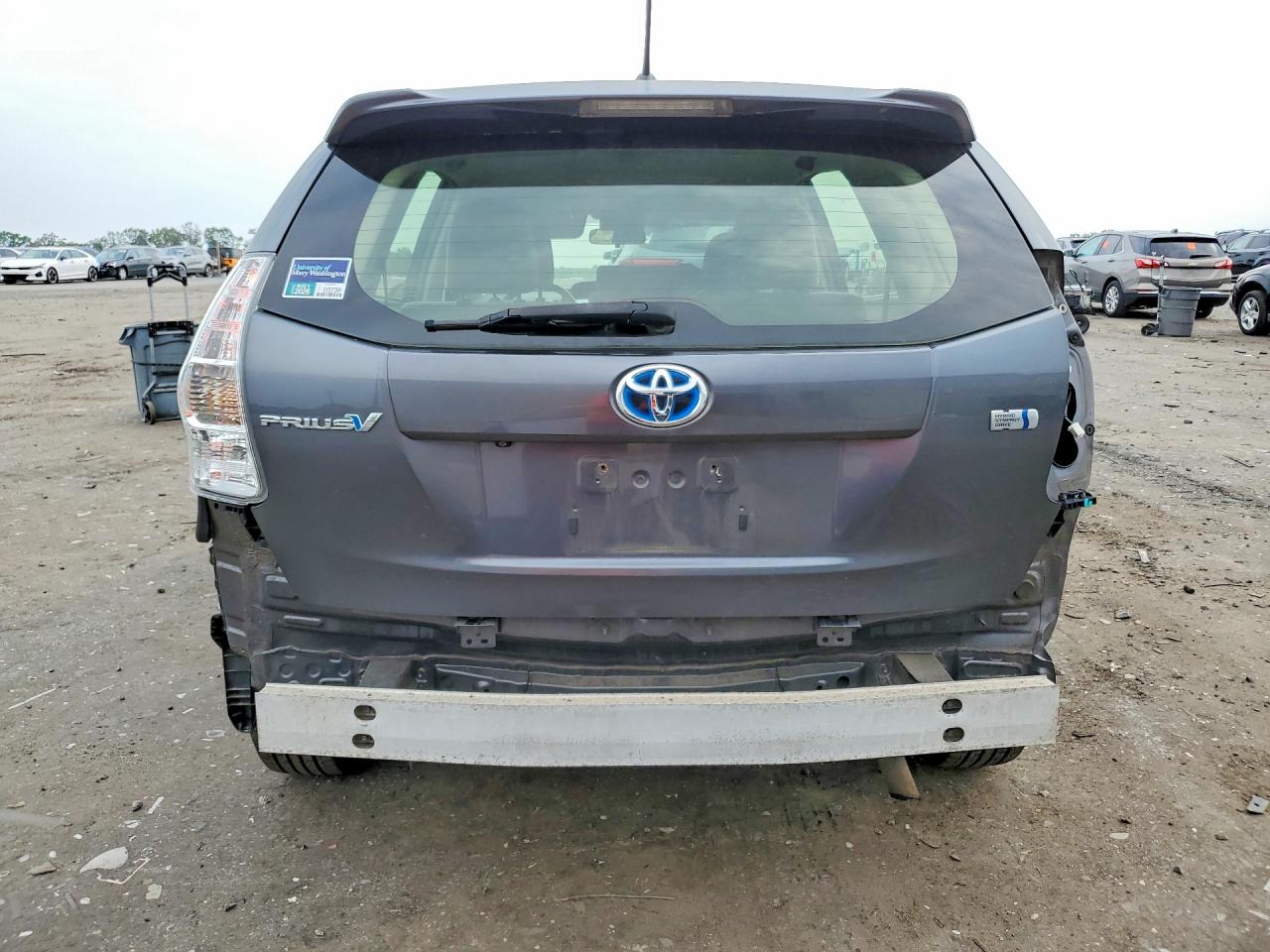 2012 Toyota Prius V Two Gray vin: JTDZN3EU7C3138806