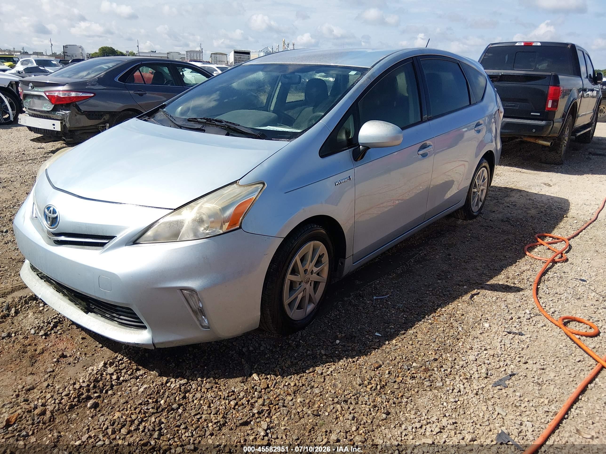 2012 Toyota Prius V Two Blue vin: JTDZN3EU7C3141124