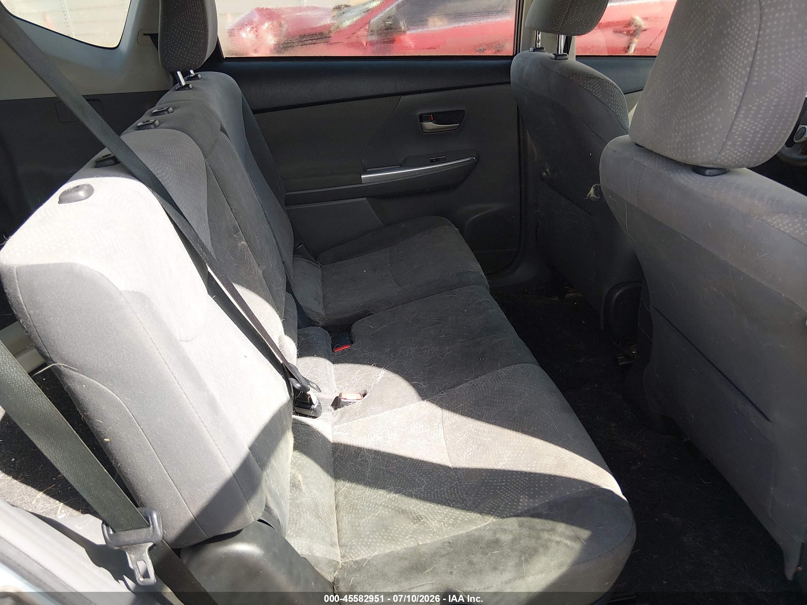 2012 Toyota Prius V Two Blue vin: JTDZN3EU7C3141124