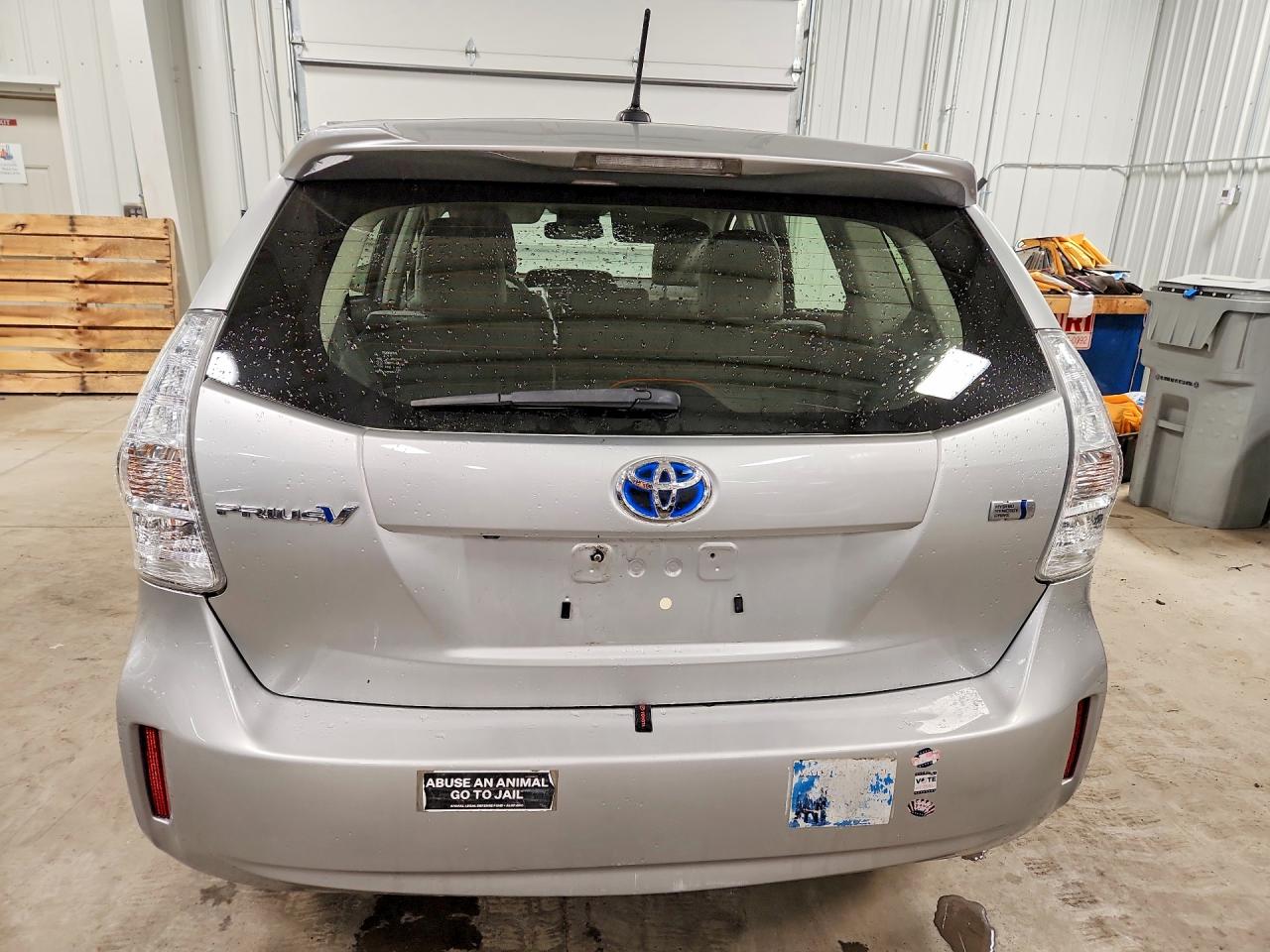 2012 Toyota Prius V Five Silver vin: JTDZN3EU7C3176830