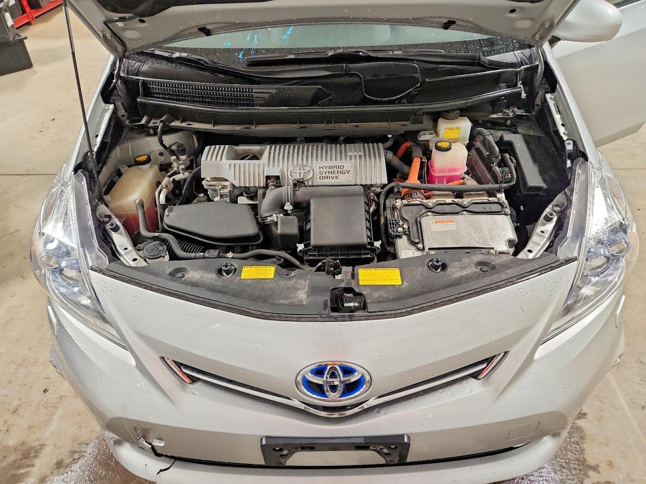 2012 Toyota Prius V Five Silver vin: JTDZN3EU7C3176830
