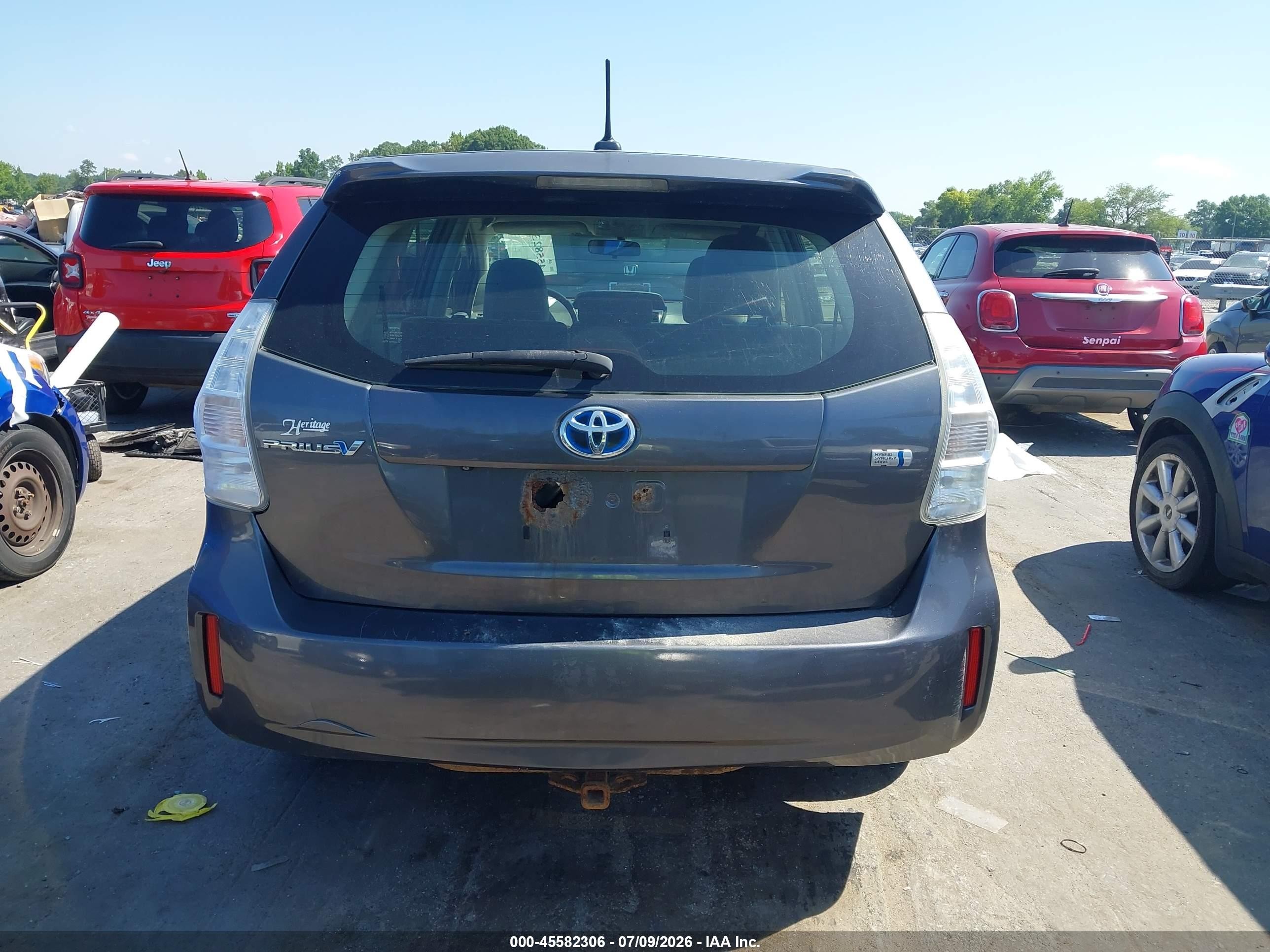 2013 Toyota Prius V Three Gray vin: JTDZN3EU7D3188185