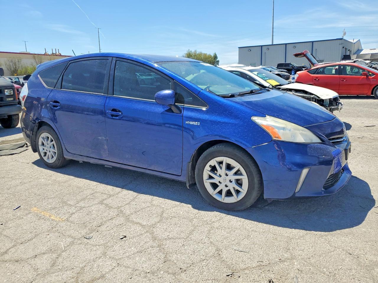2013 Toyota Prius V Three Blue vin: JTDZN3EU7D3235943