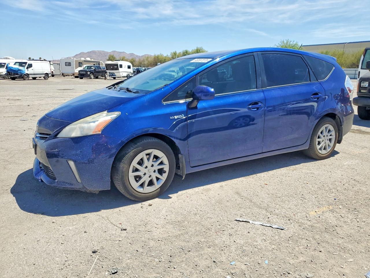 2013 Toyota Prius V Three Blue vin: JTDZN3EU7D3235943