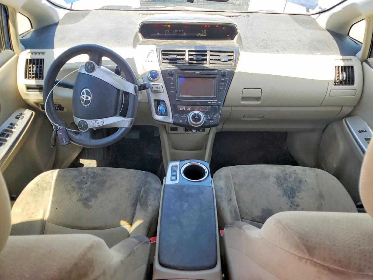 2013 Toyota Prius V Three Blue vin: JTDZN3EU7D3235943