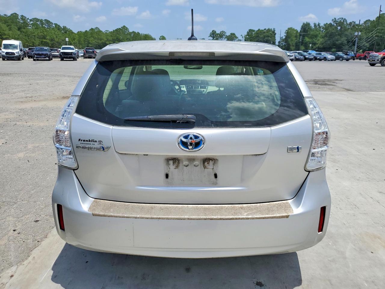 2013 Toyota Prius V Five Silver vin: JTDZN3EU7D3245047