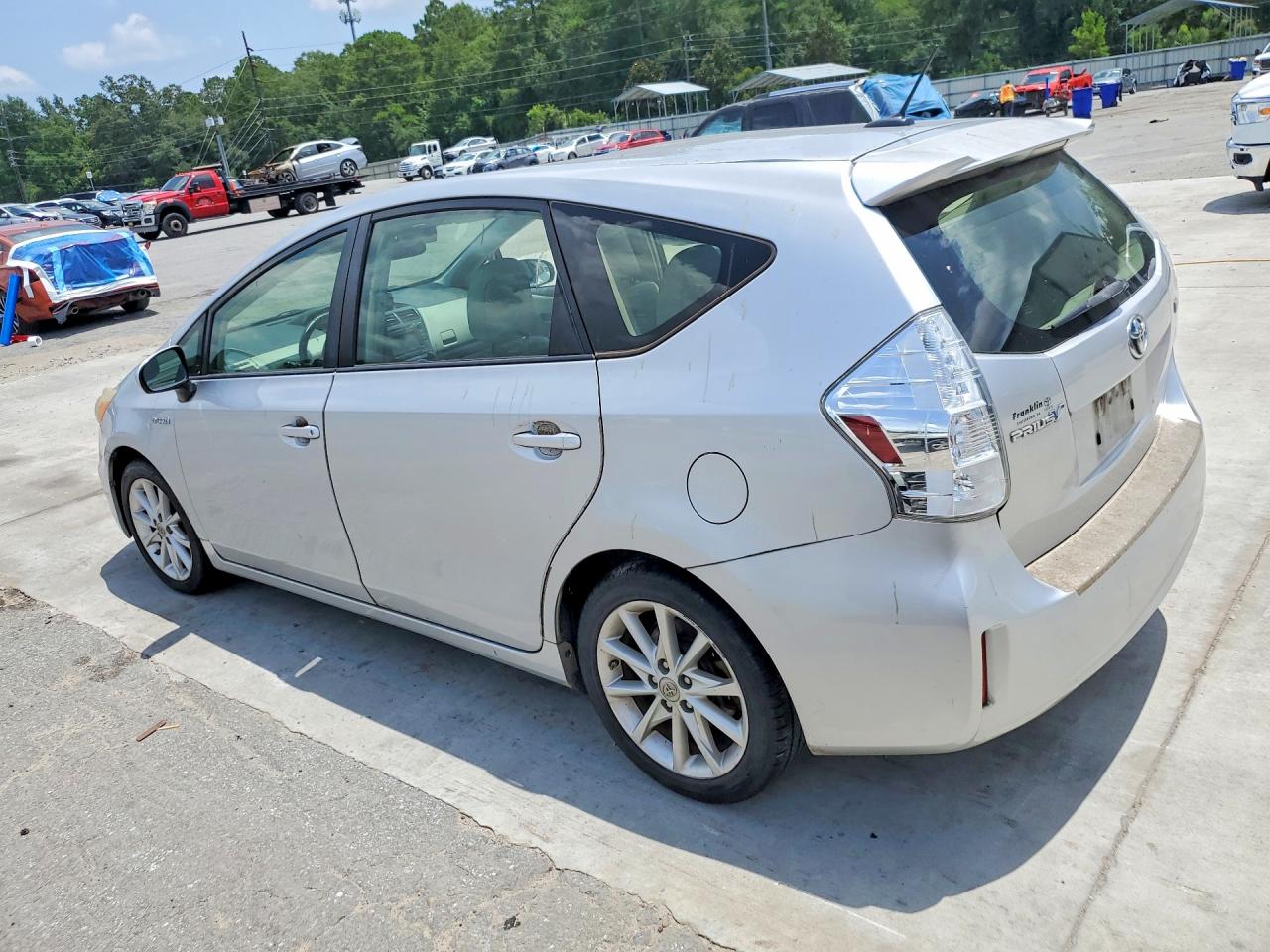 2013 Toyota Prius V Five Silver vin: JTDZN3EU7D3245047