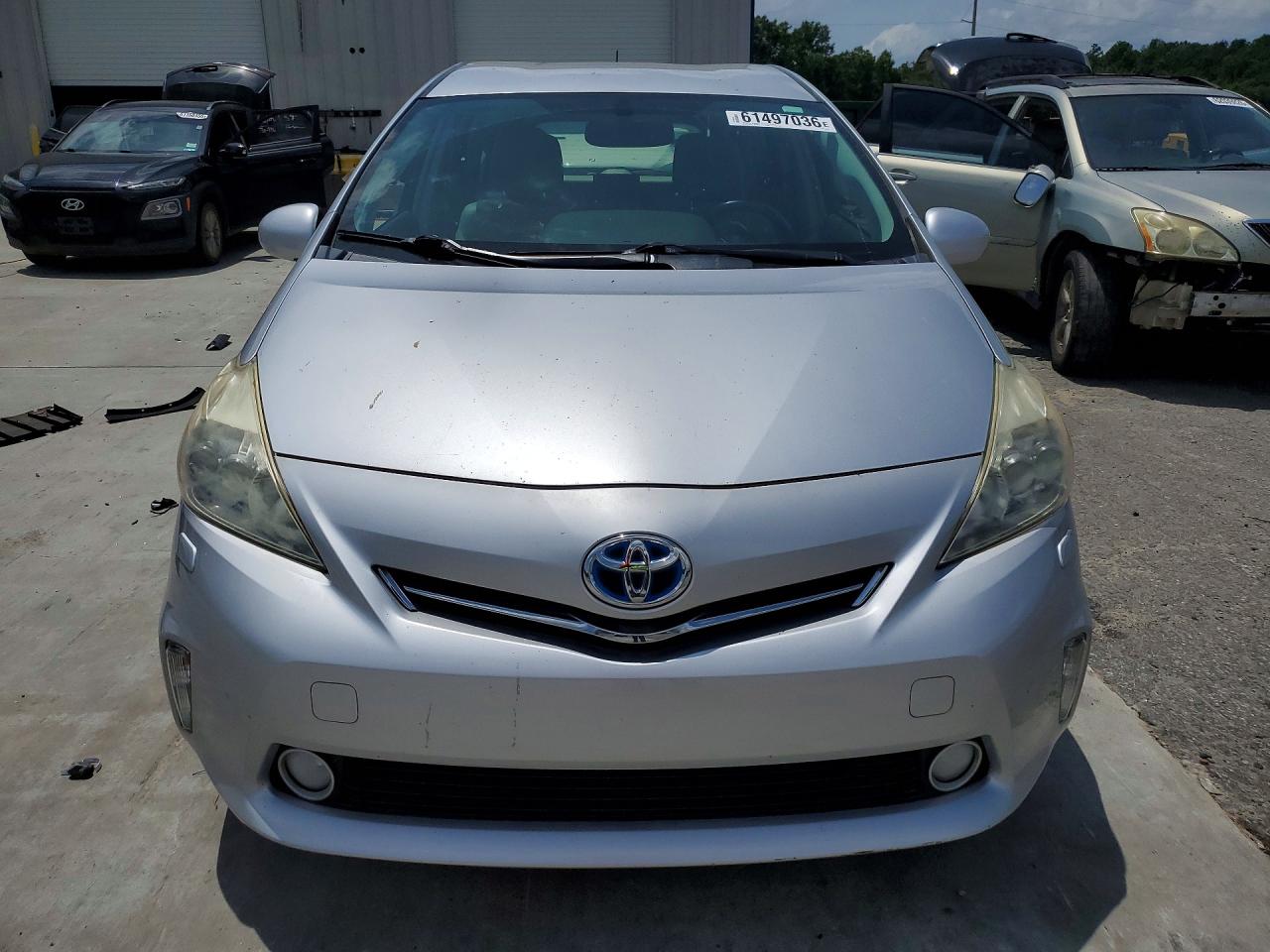 2013 Toyota Prius V Five Silver vin: JTDZN3EU7D3245047