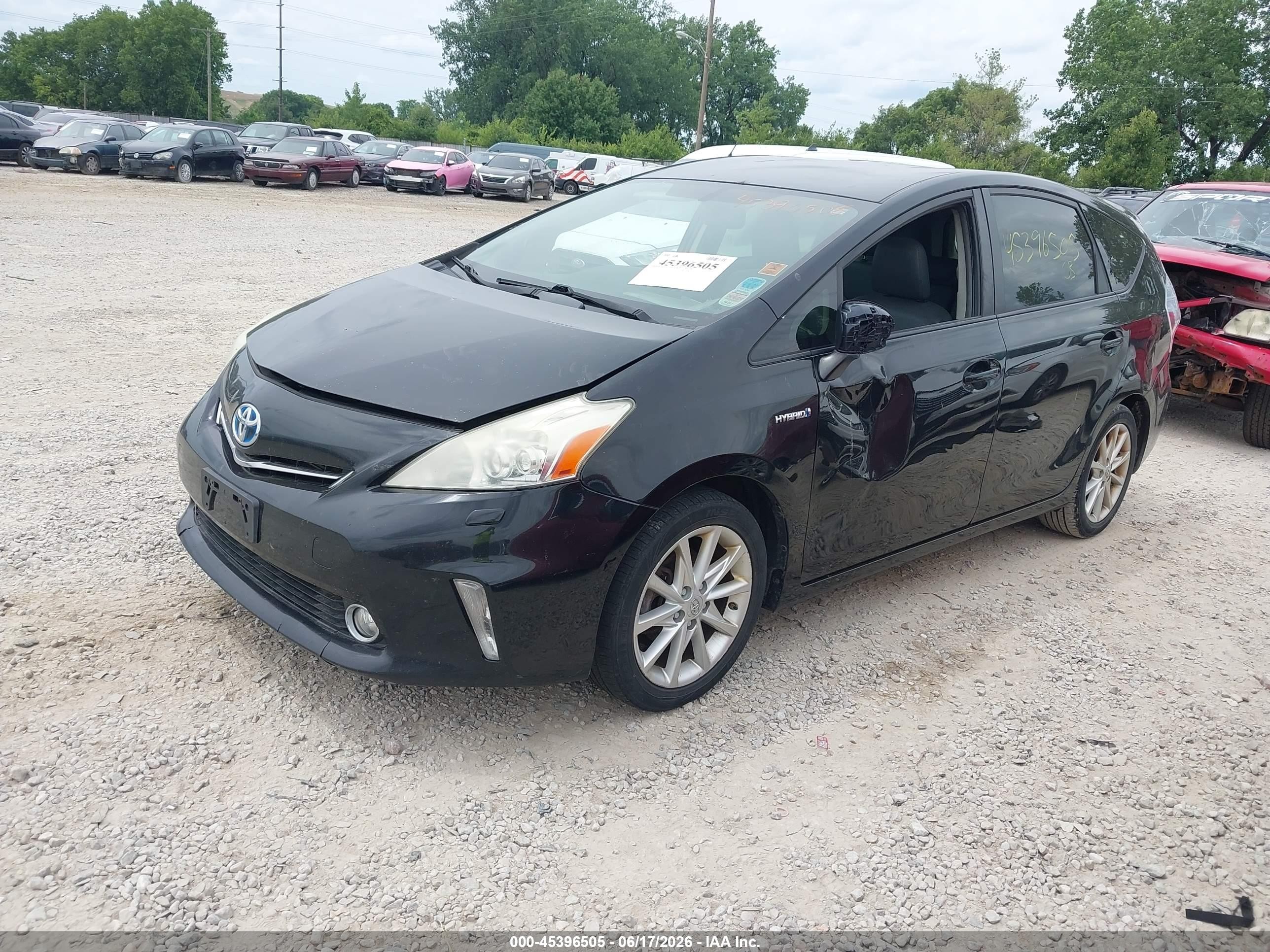 2014 Toyota Prius V Five Black vin: JTDZN3EU7E3311775