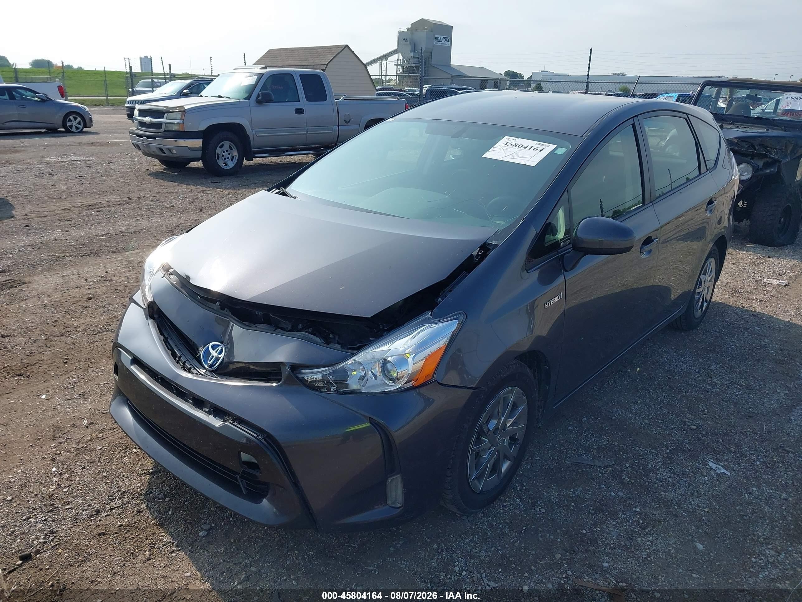 2015 Toyota Prius V Three Gray vin: JTDZN3EU7FJ018908