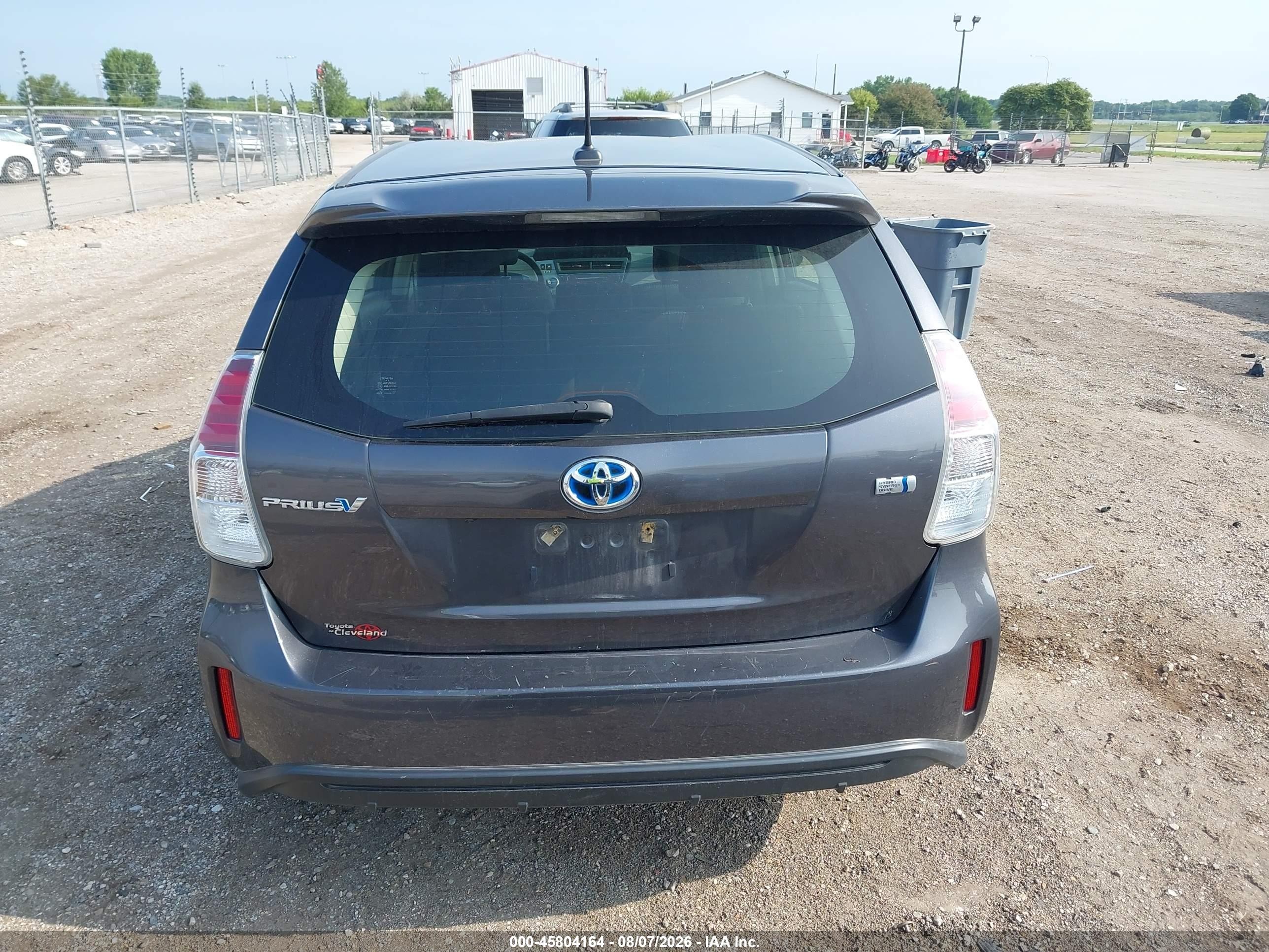 2015 Toyota Prius V Three Gray vin: JTDZN3EU7FJ018908