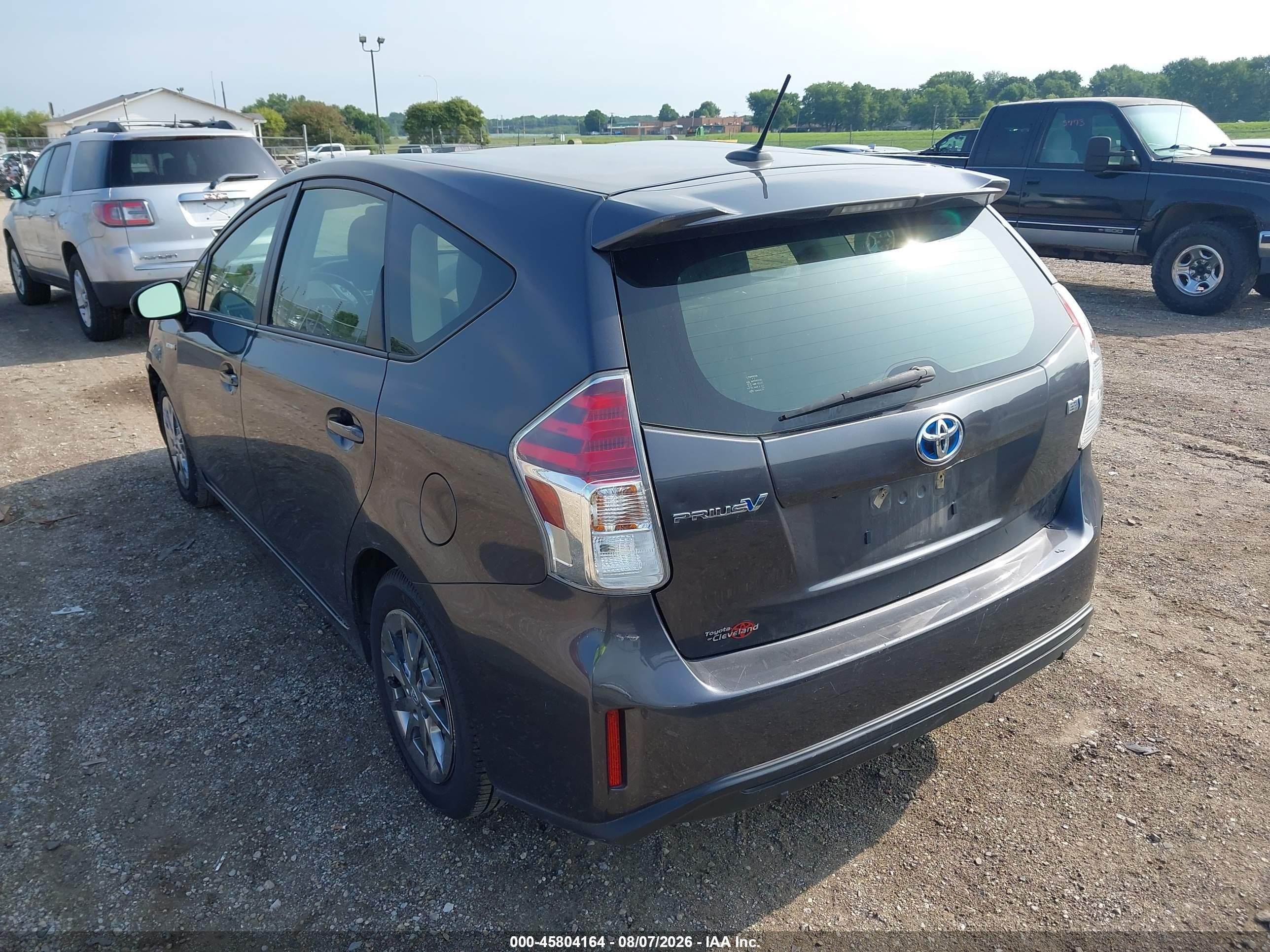 2015 Toyota Prius V Three Gray vin: JTDZN3EU7FJ018908