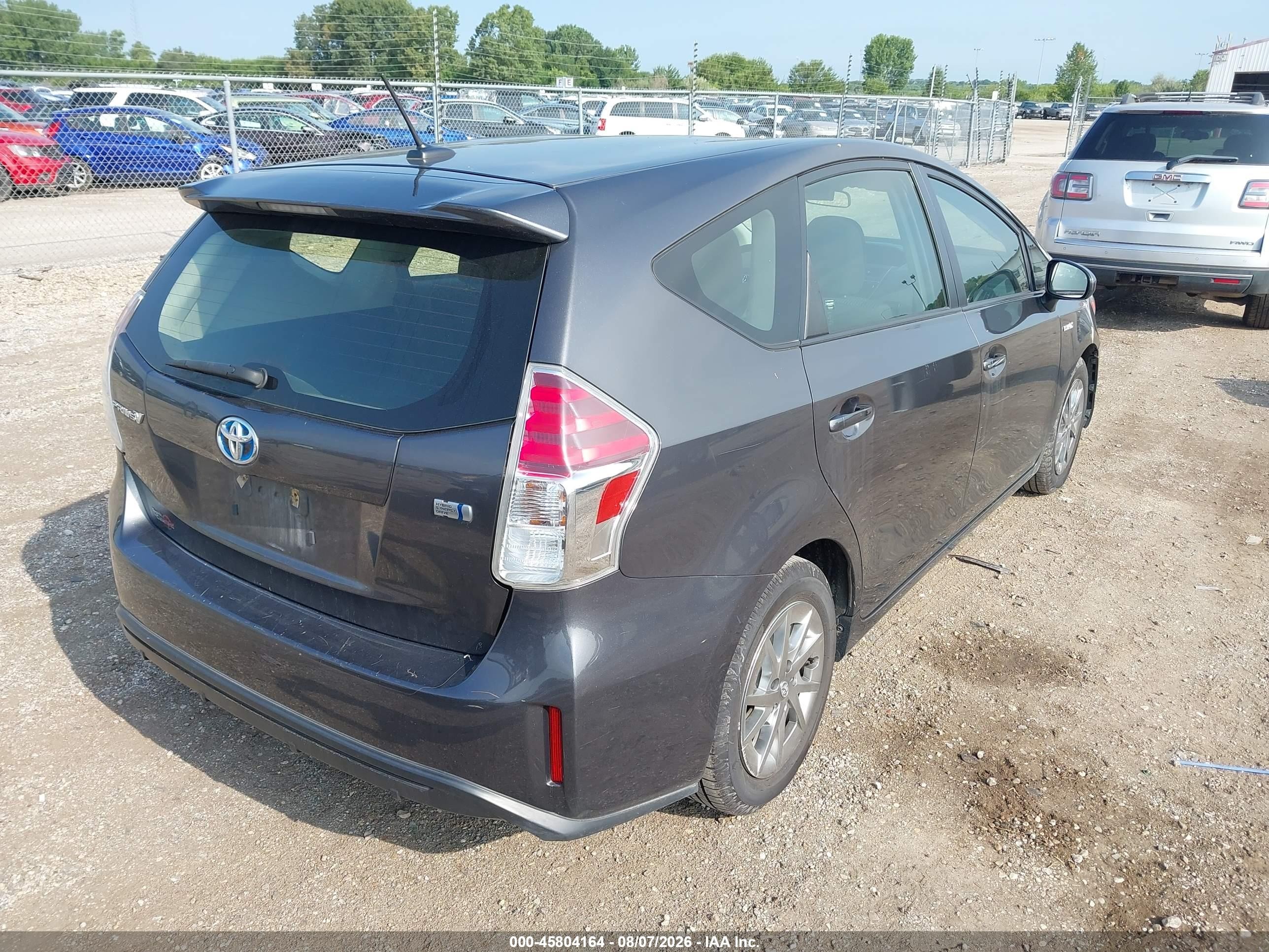 2015 Toyota Prius V Three Gray vin: JTDZN3EU7FJ018908